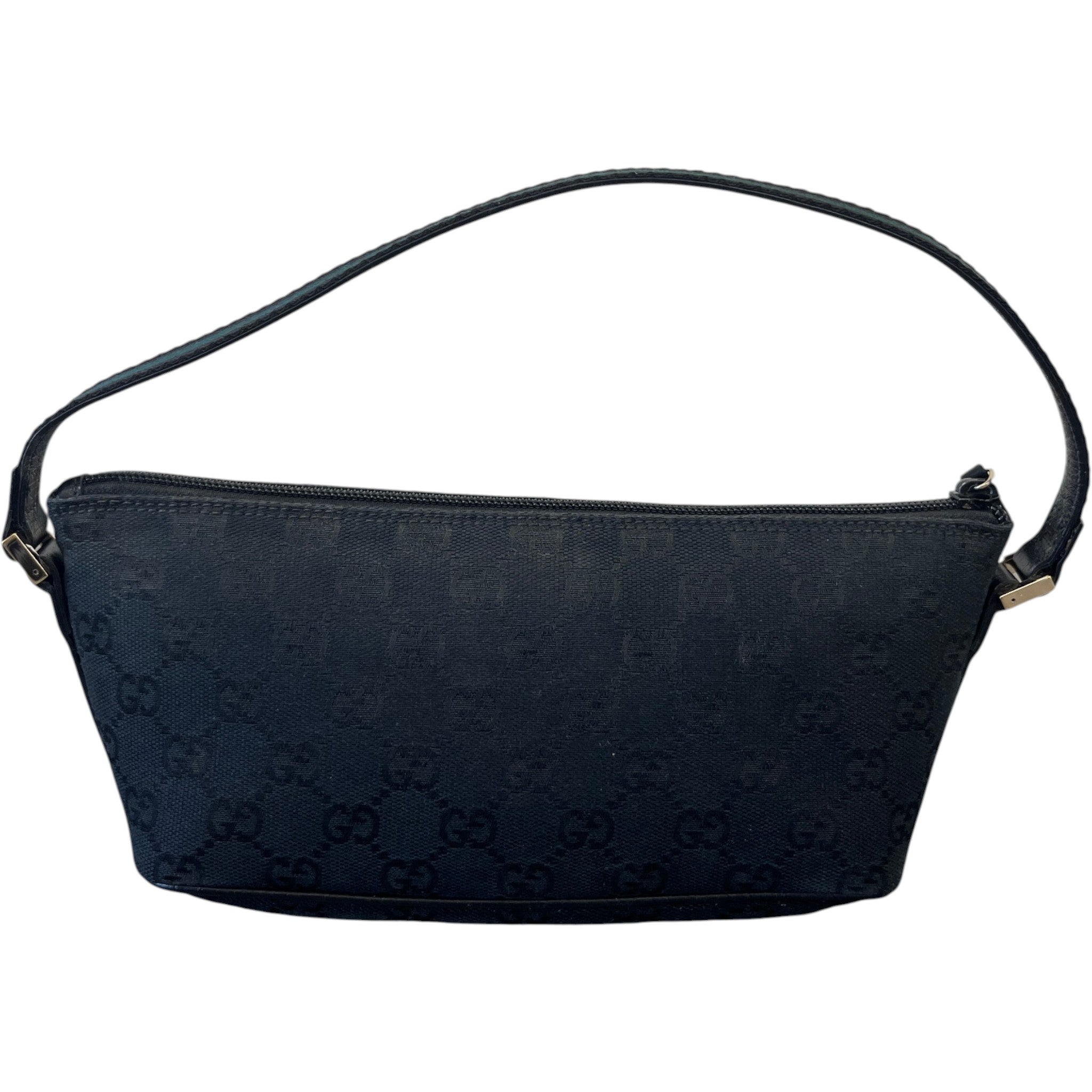 Women's Gg Monogram Boat Pochette Handbag Black