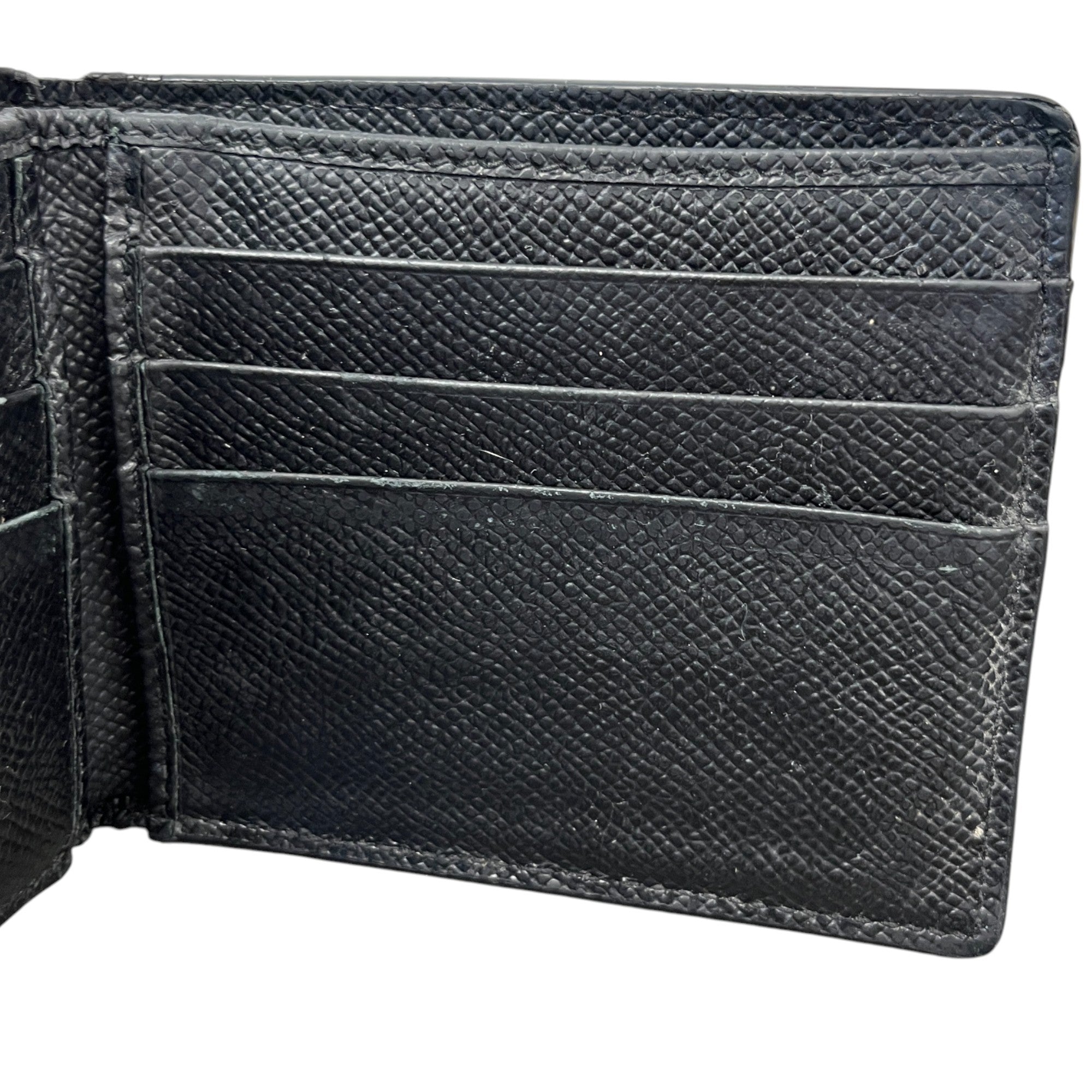 Men's Plaque Logo Wallet Black