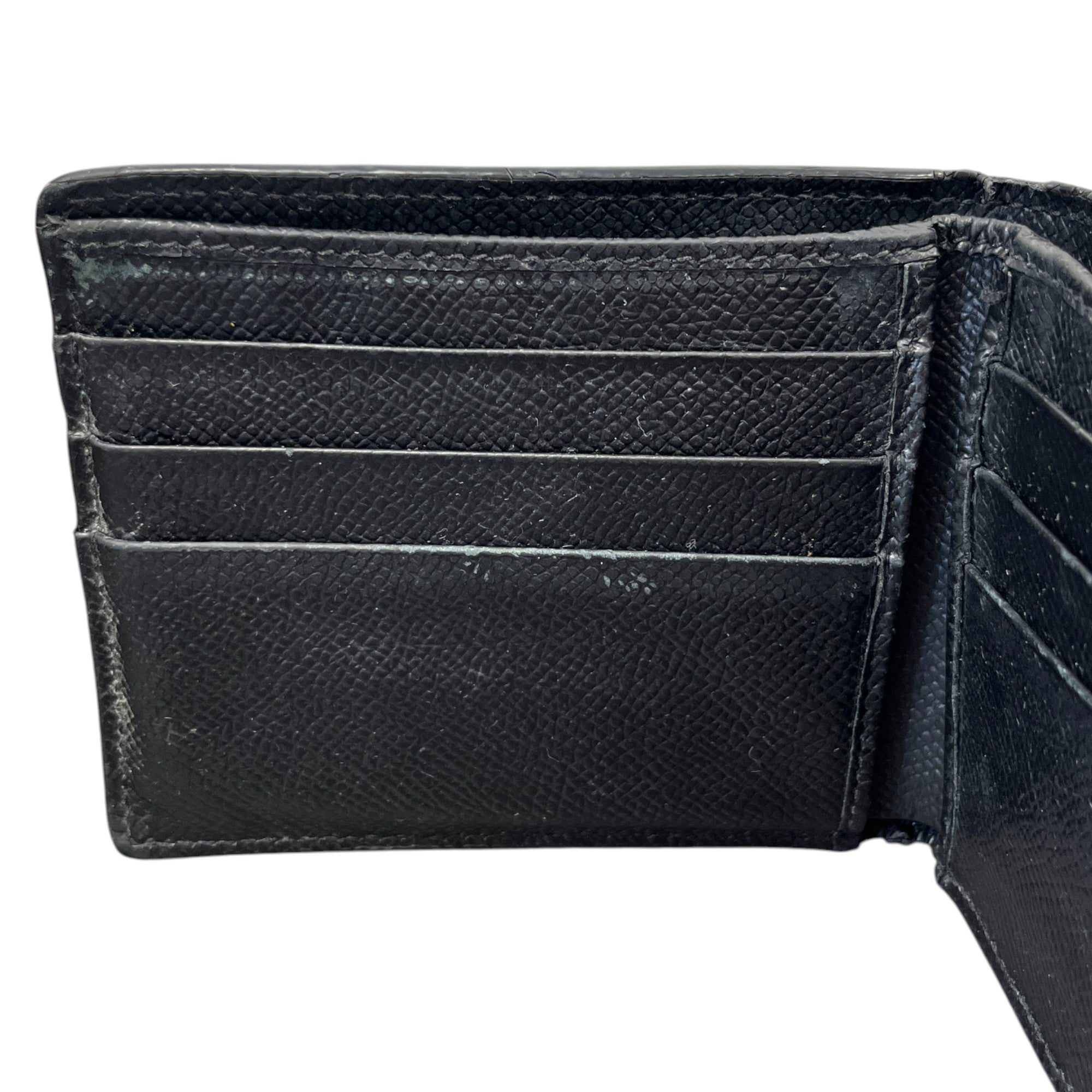 Men's Plaque Logo Wallet Black