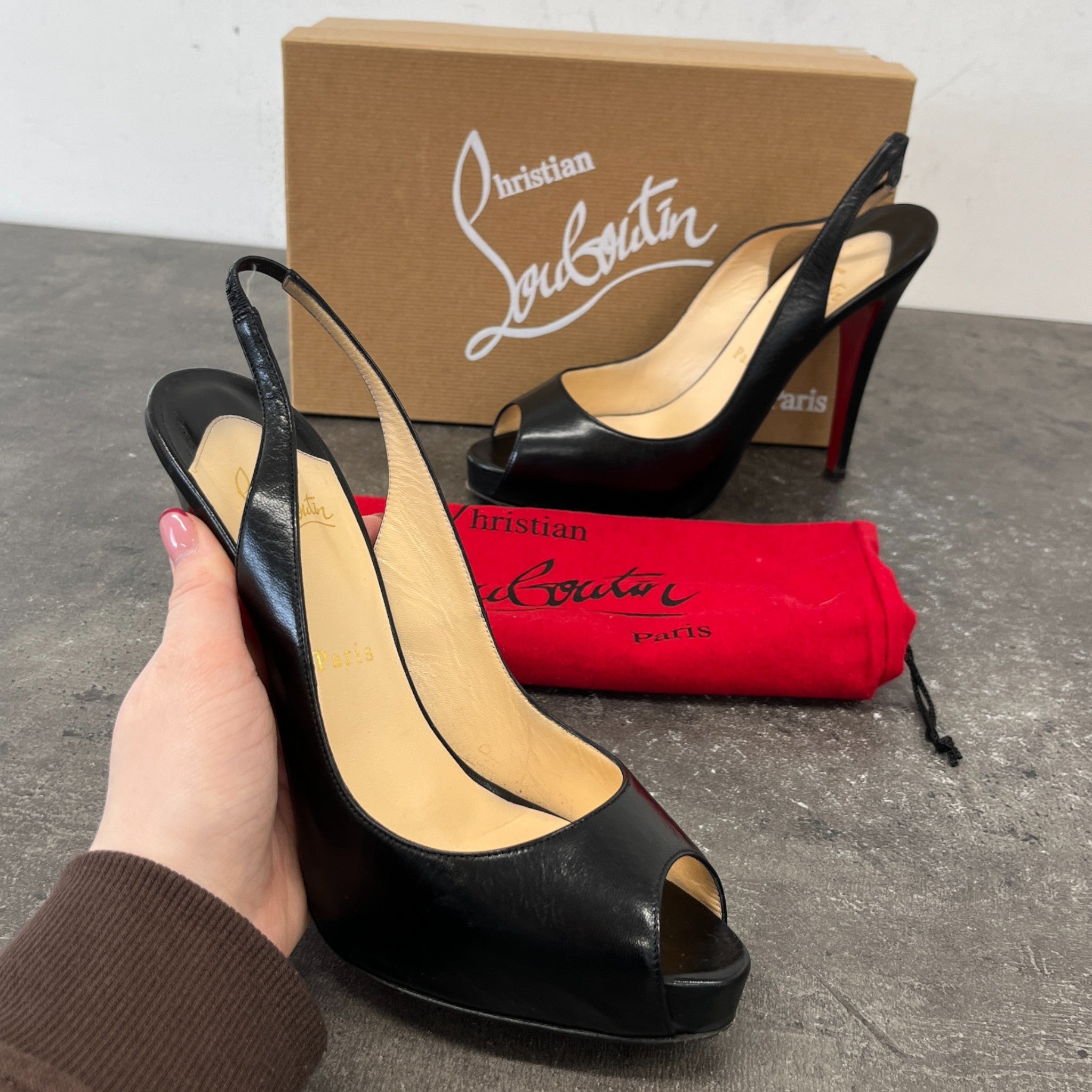 Women's Nprive 120 Kid Heels Black Size EU 39 / UK 6