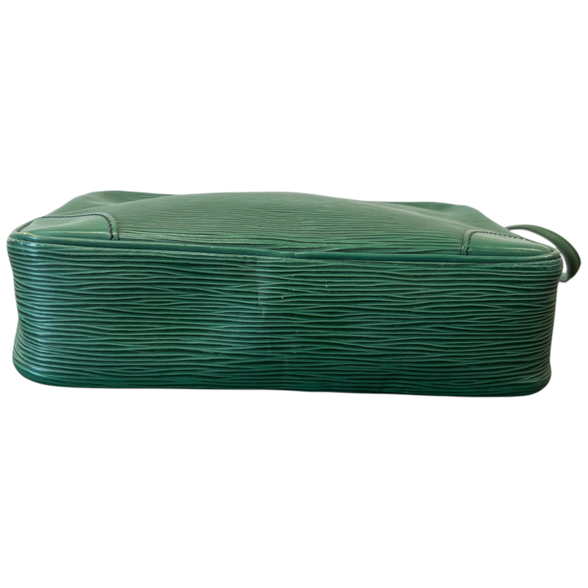 Men's Epi Leather Trocadero 27 Messenger Bag Green