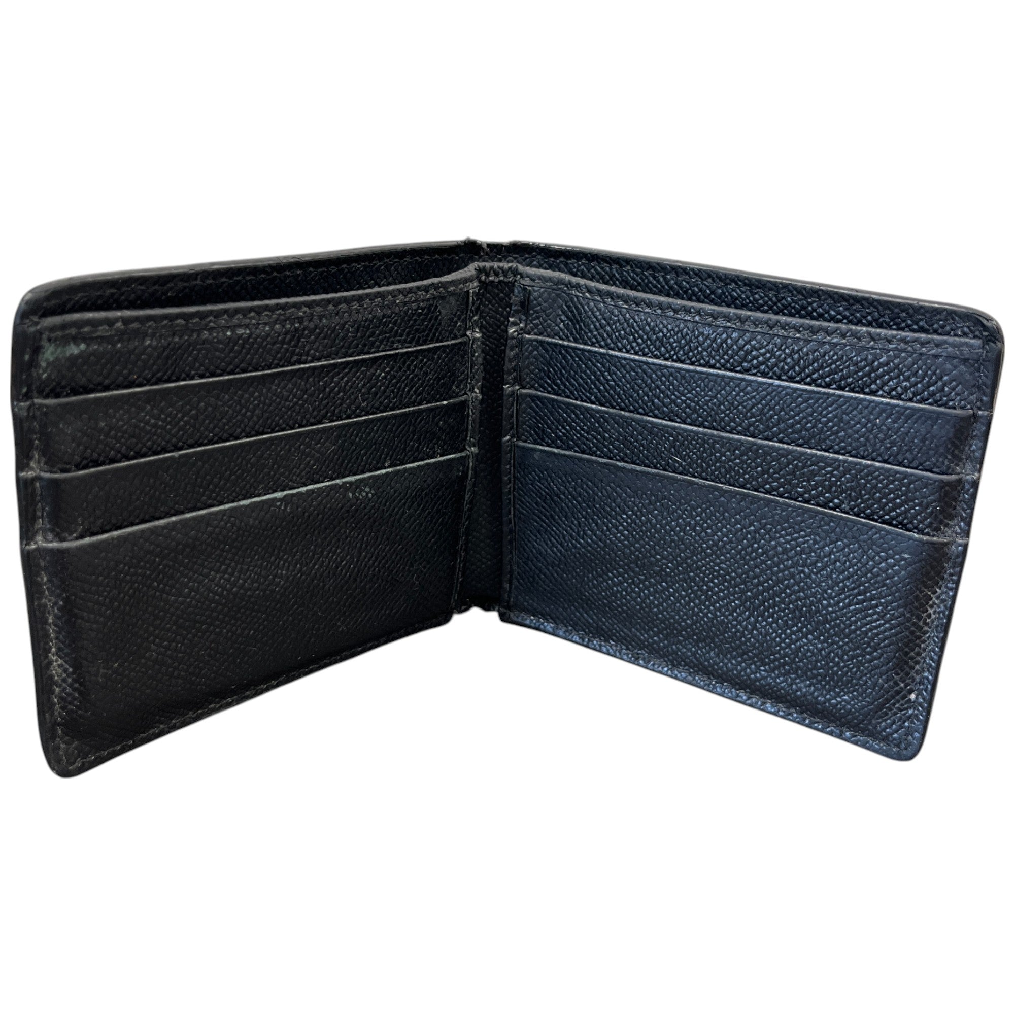 Men's Plaque Logo Wallet Black