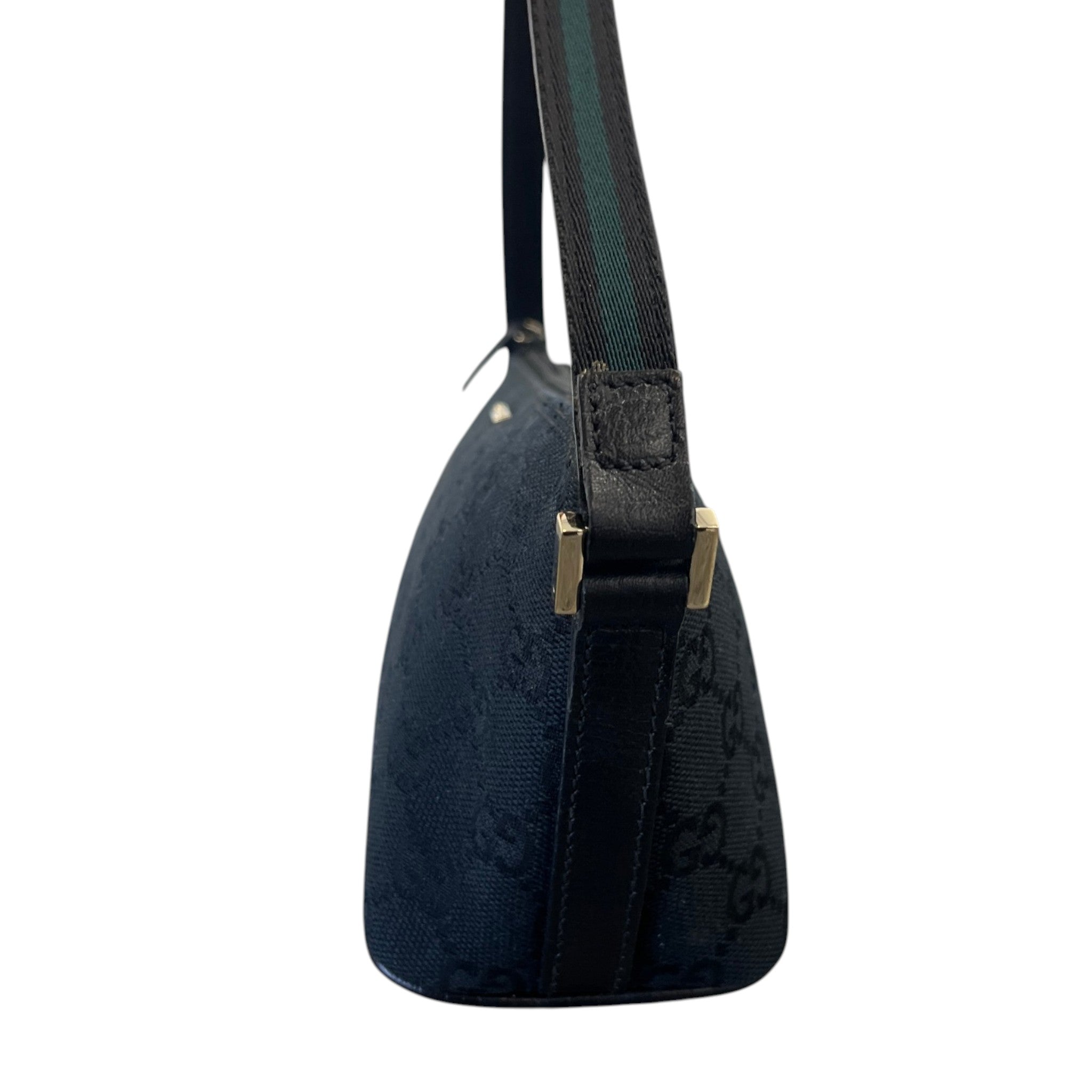 Women's Gg Monogram Boat Pochette Handbag Black