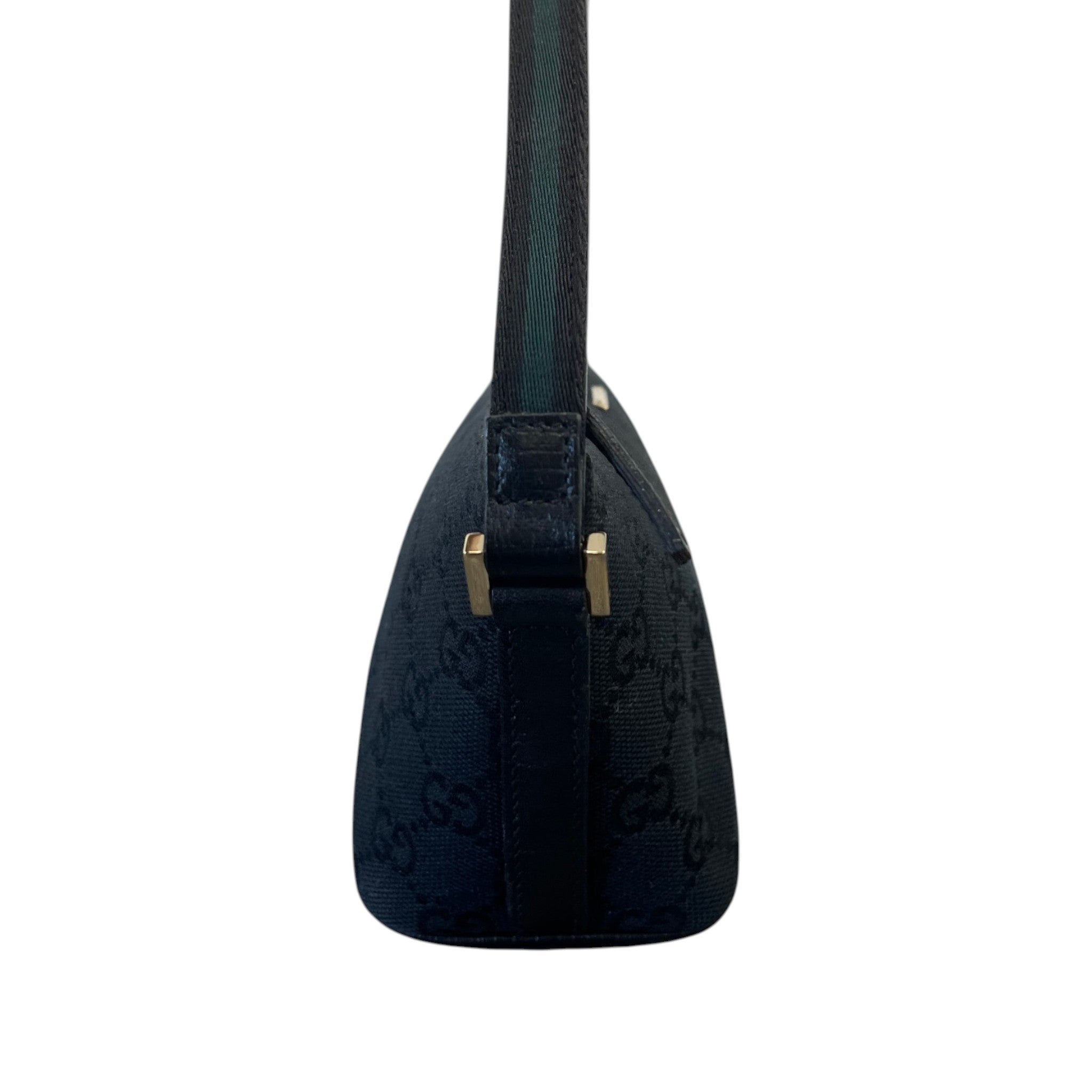 Women's Gg Monogram Boat Pochette Handbag Black