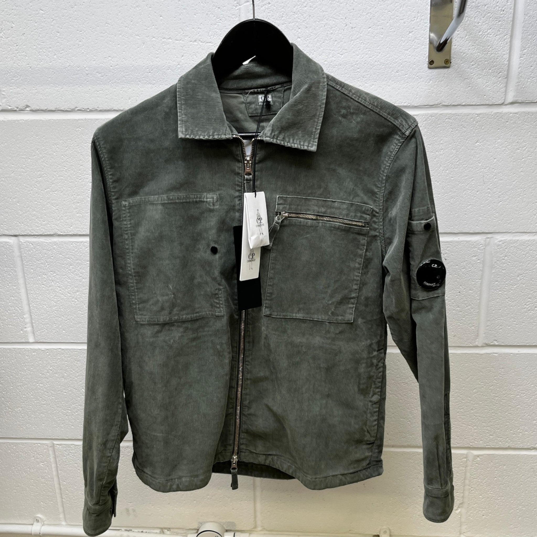 Men's Corduroy OverShirt Green Size XS
