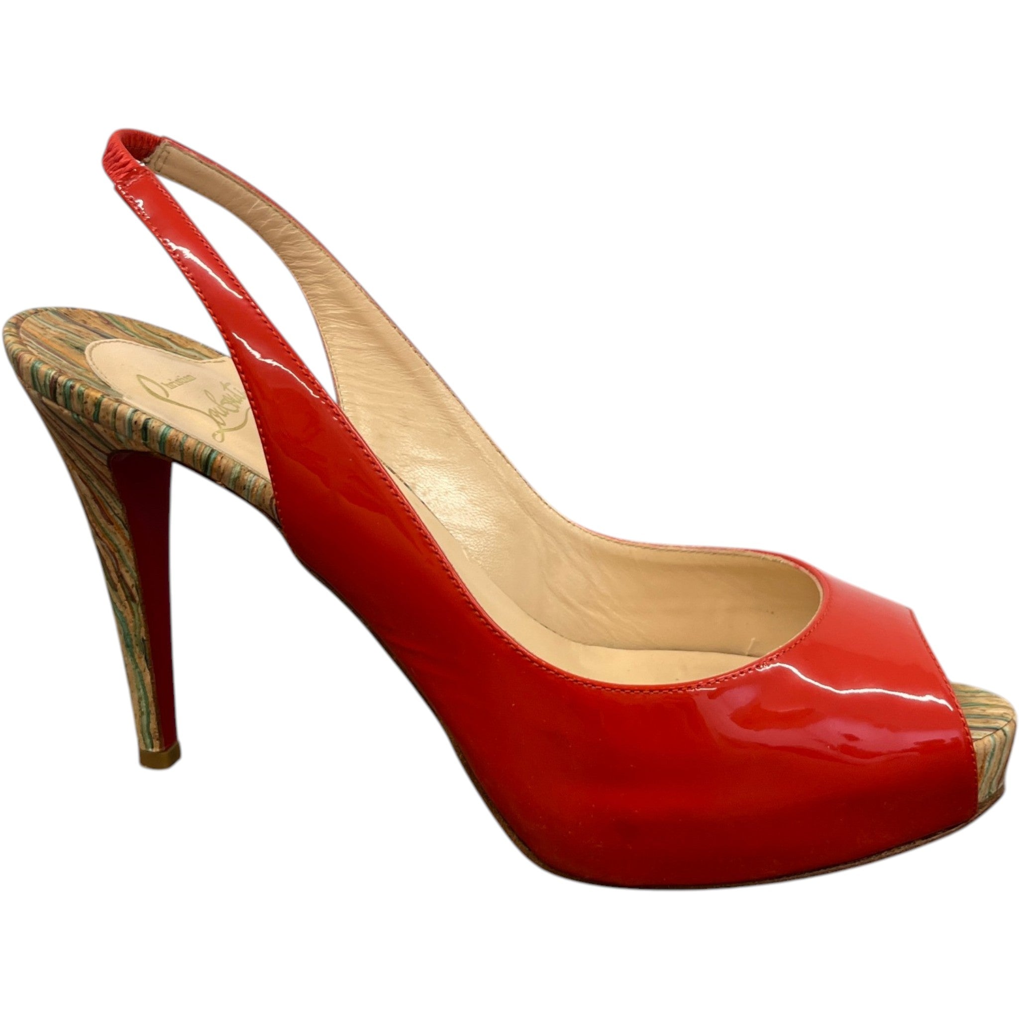 Women's So Private Slingback Heels Red Size EU 39.5 / UK 6.5