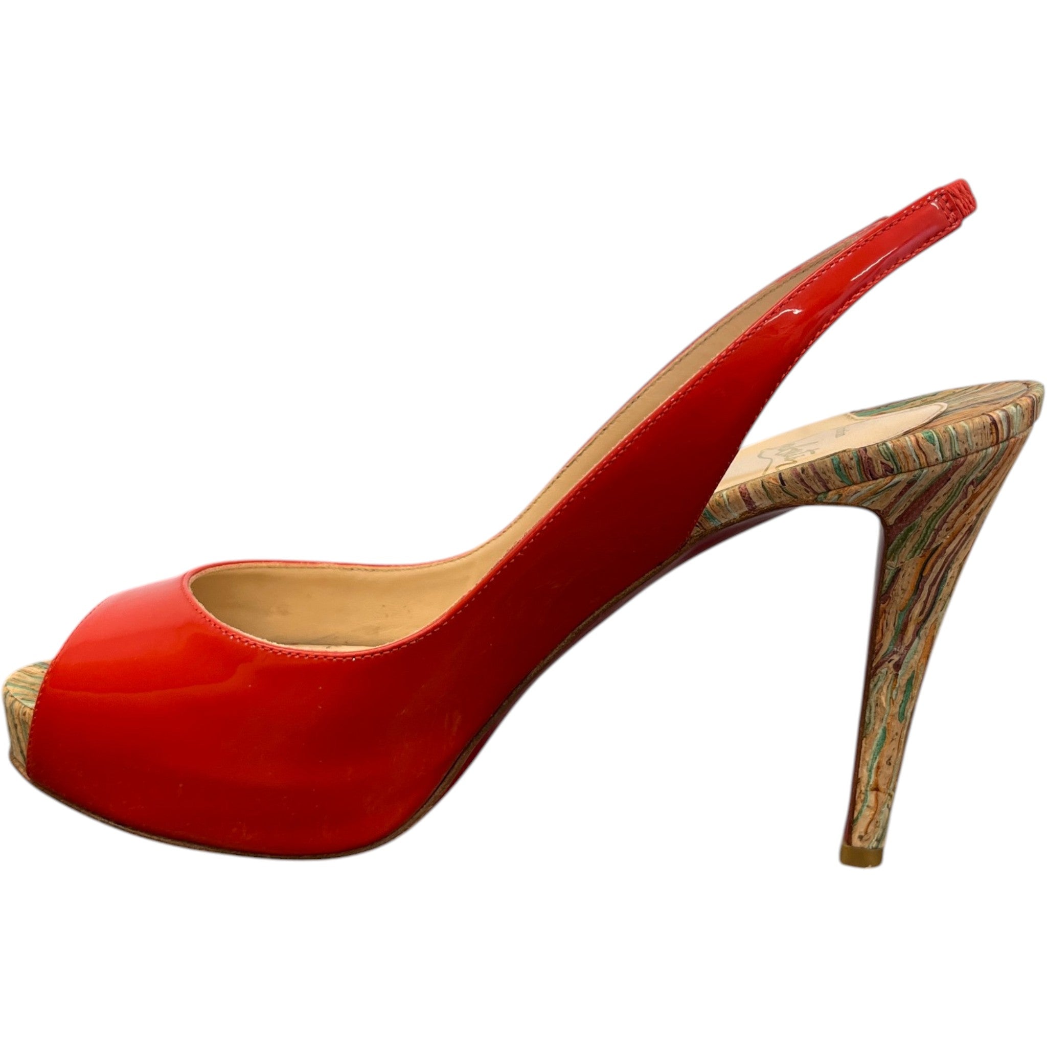 Women's So Private Slingback Heels Red Size EU 39.5 / UK 6.5