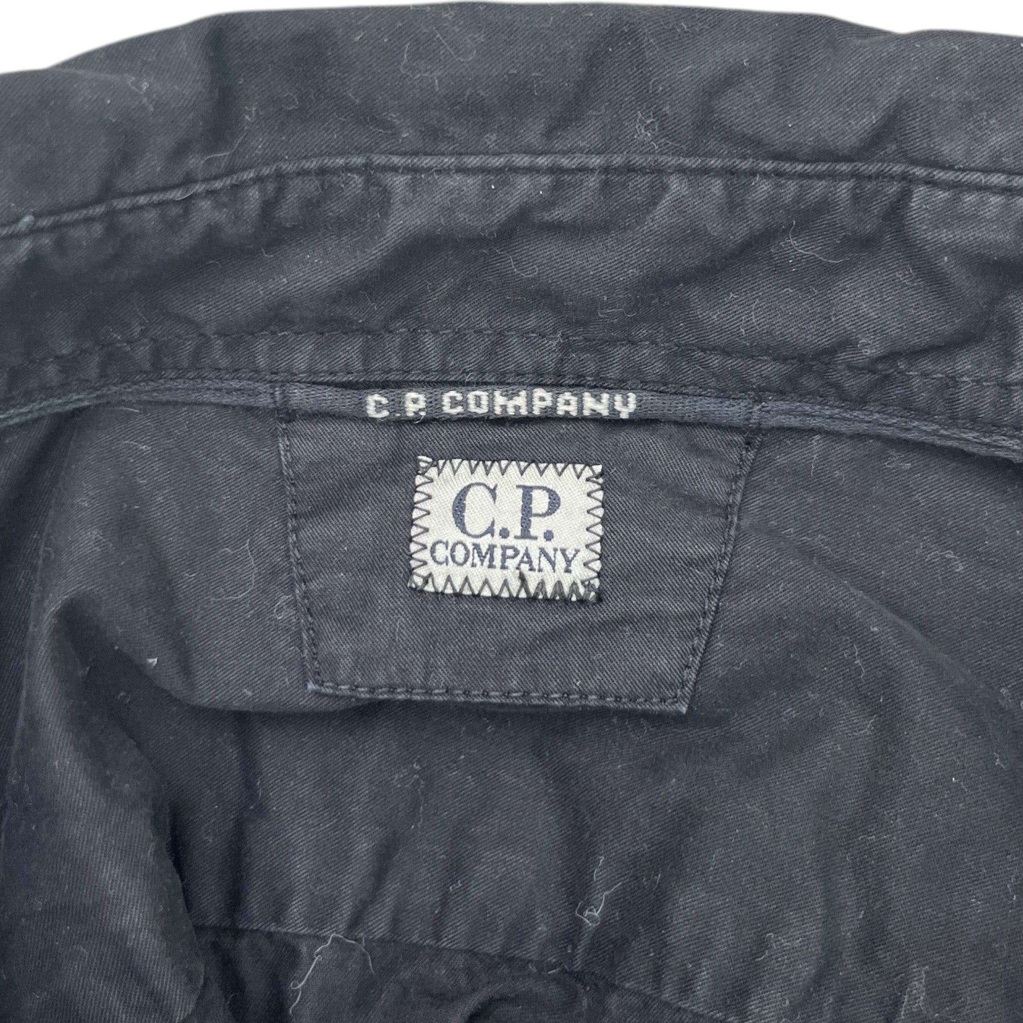 Men's Lens Logo Long Sleeve Shirt Black Size M