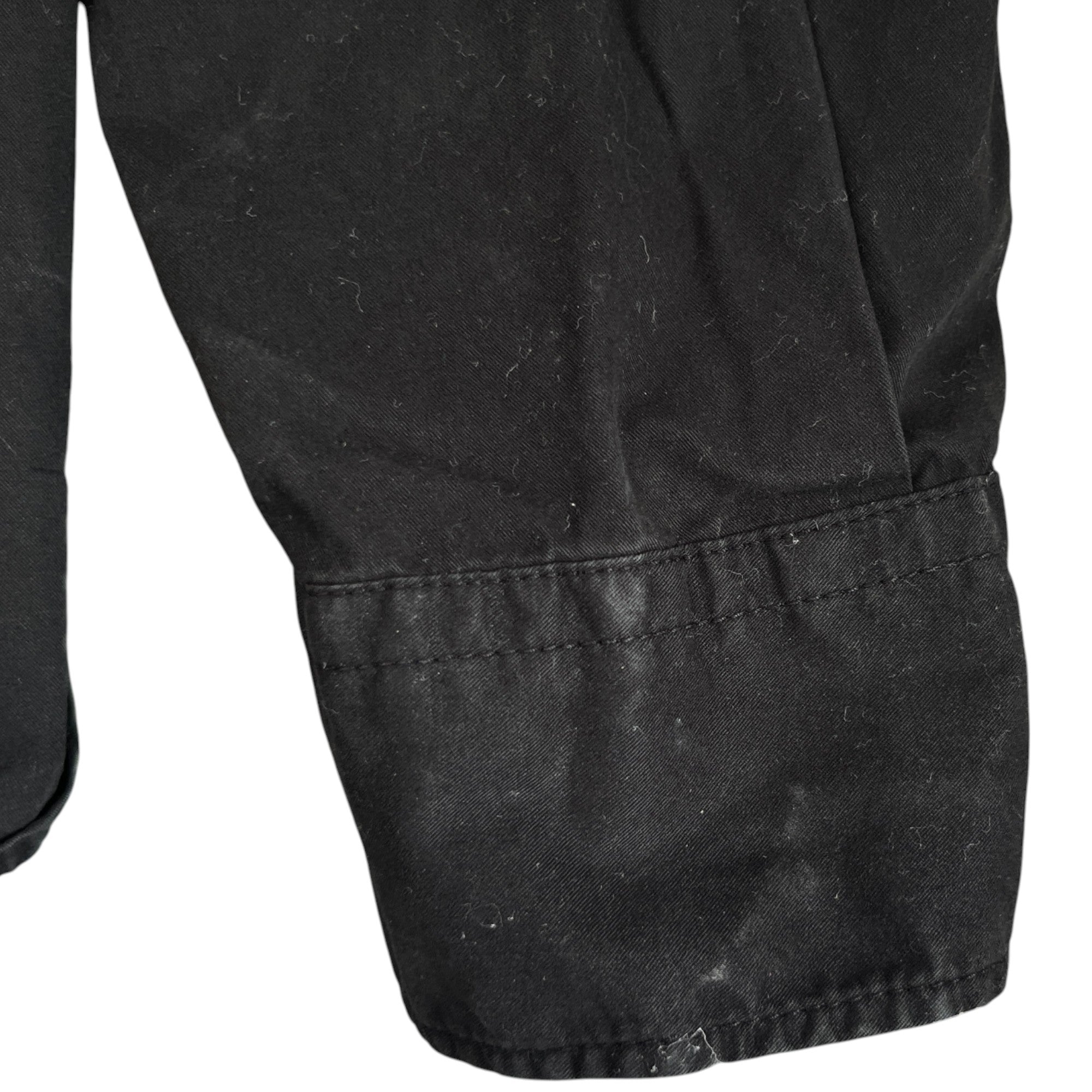 Men's Lens Logo Long Sleeve Shirt Black Size M