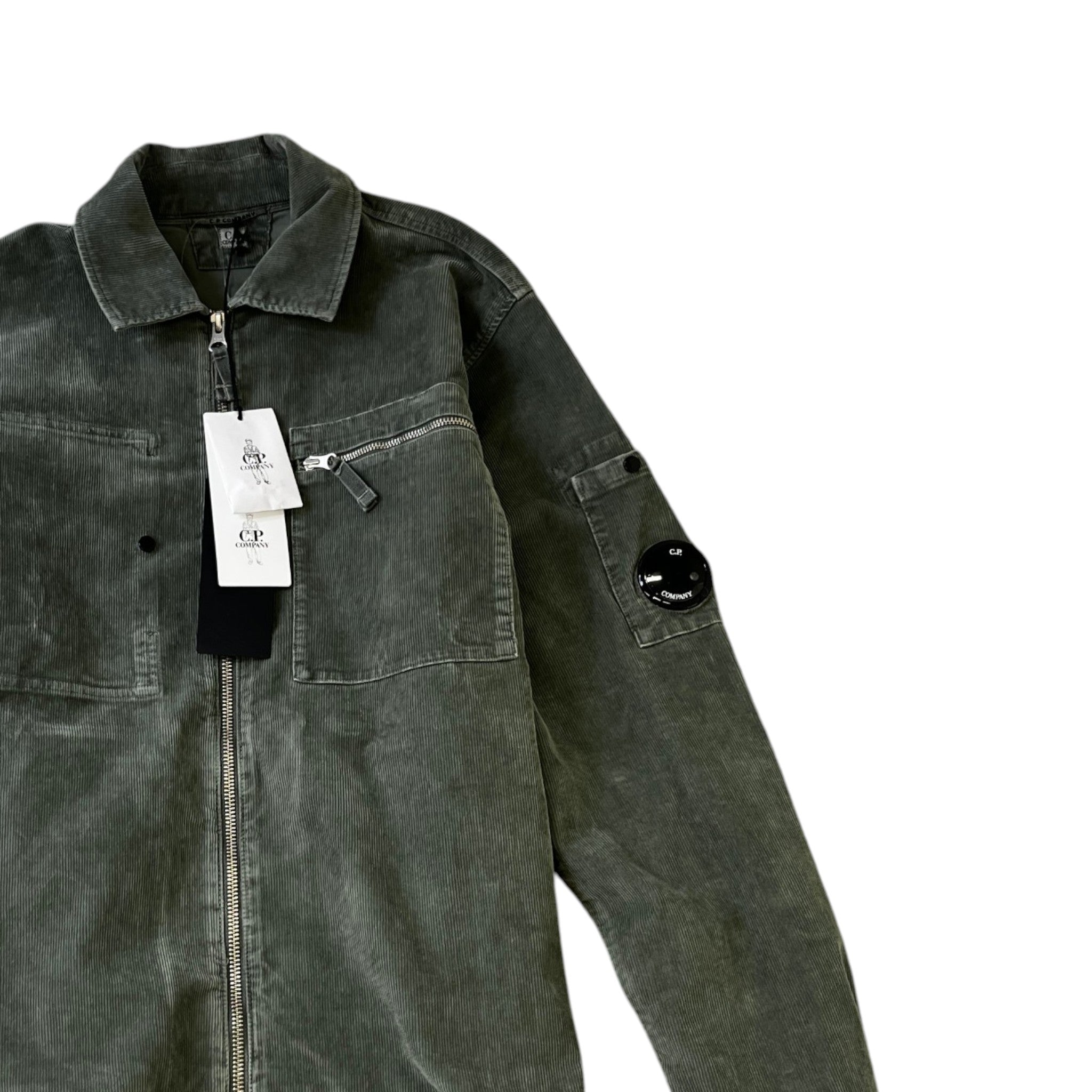 Men's Corduroy OverShirt Green Size XS