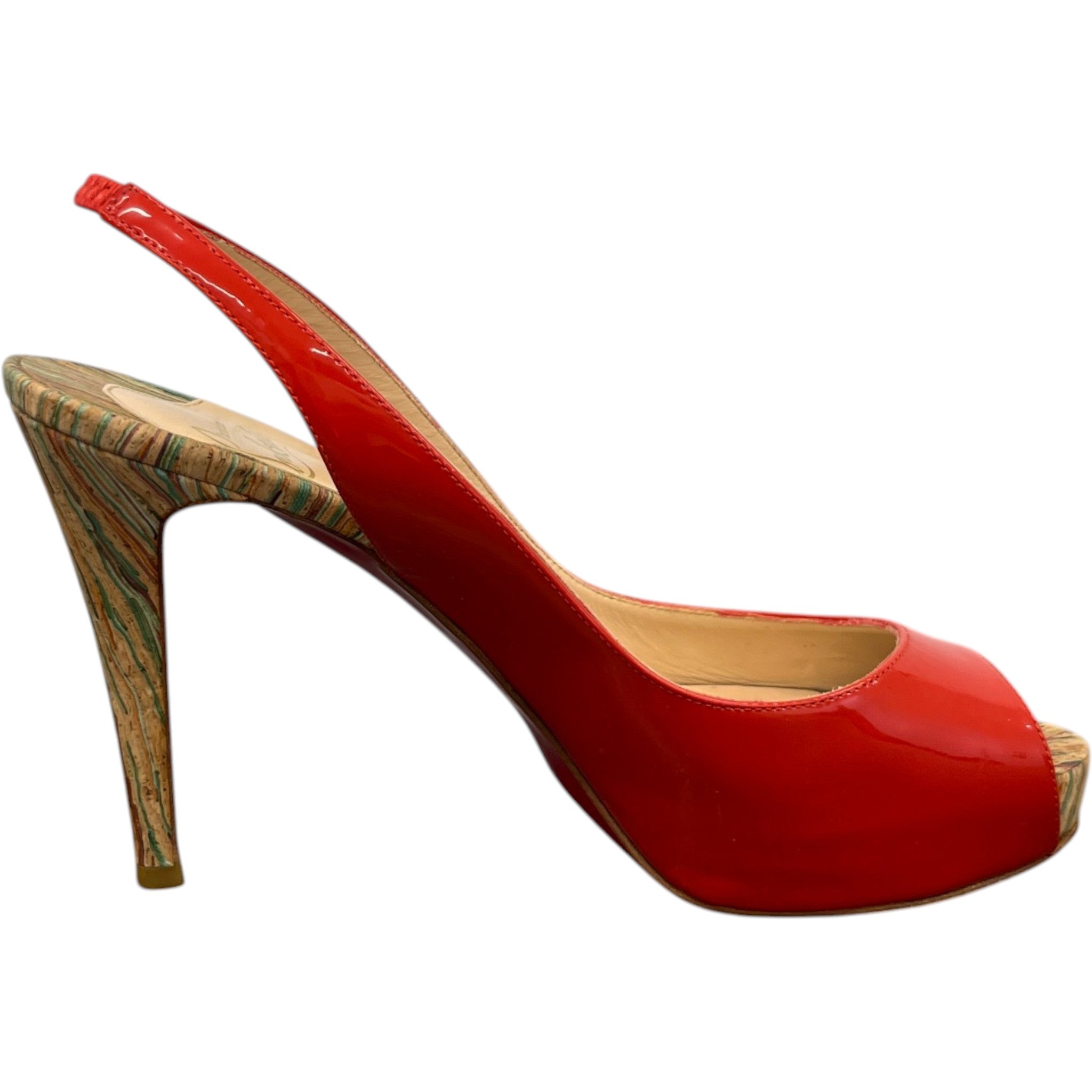 Women's So Private Slingback Heels Red Size EU 39.5 / UK 6.5