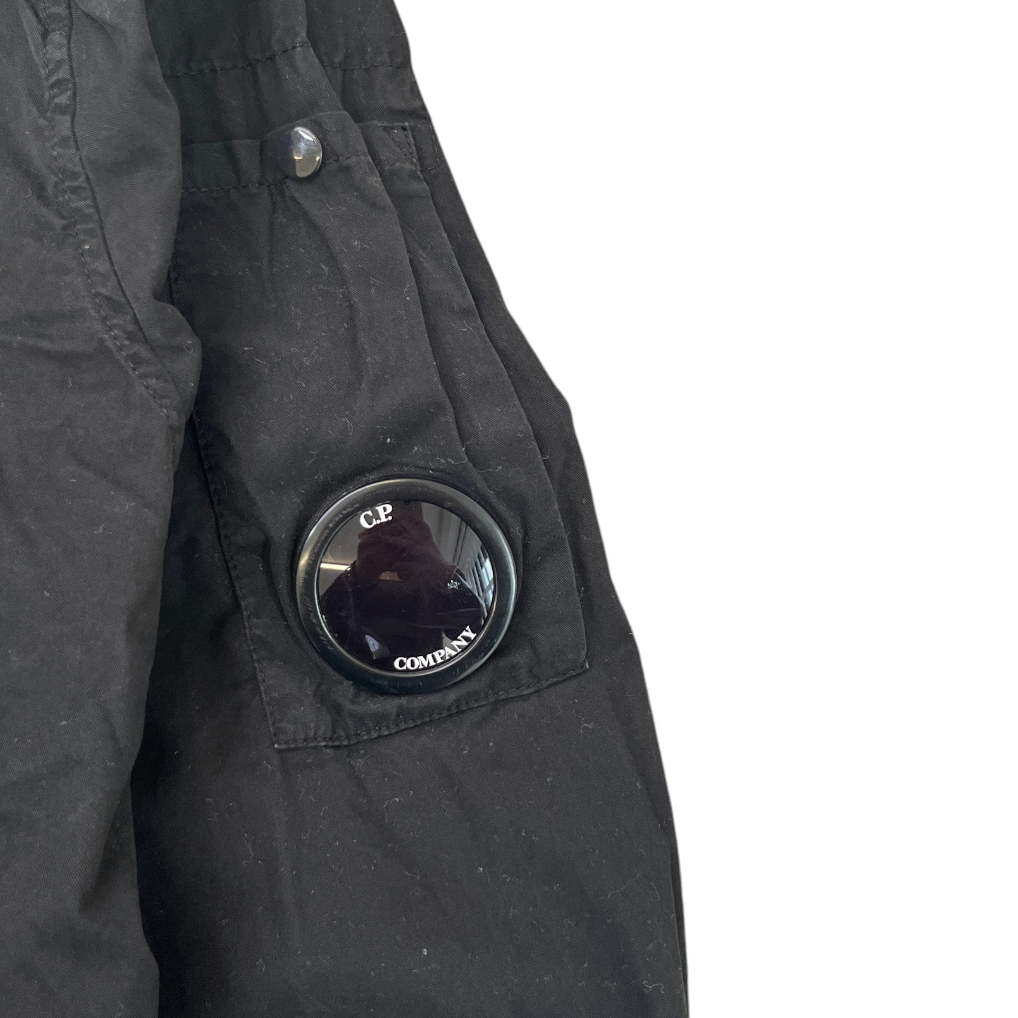 Men's Lens Logo Long Sleeve Shirt Black Size M