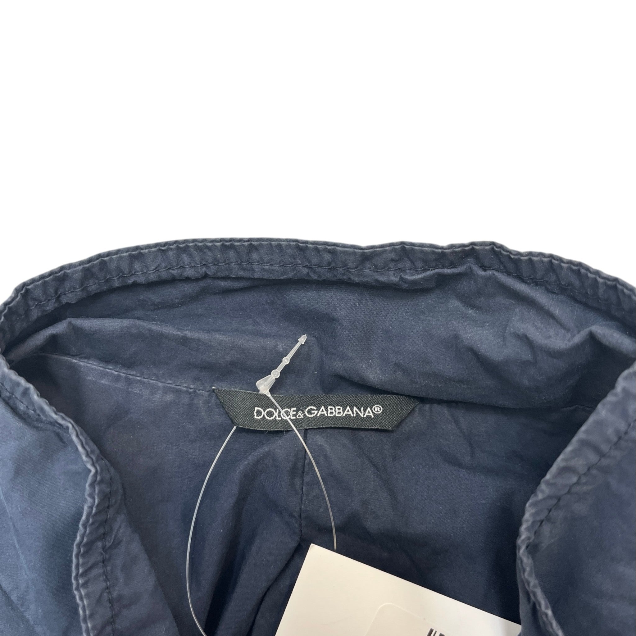 Men's Plaque Logo Jacket Navy Size IT 52 / XL