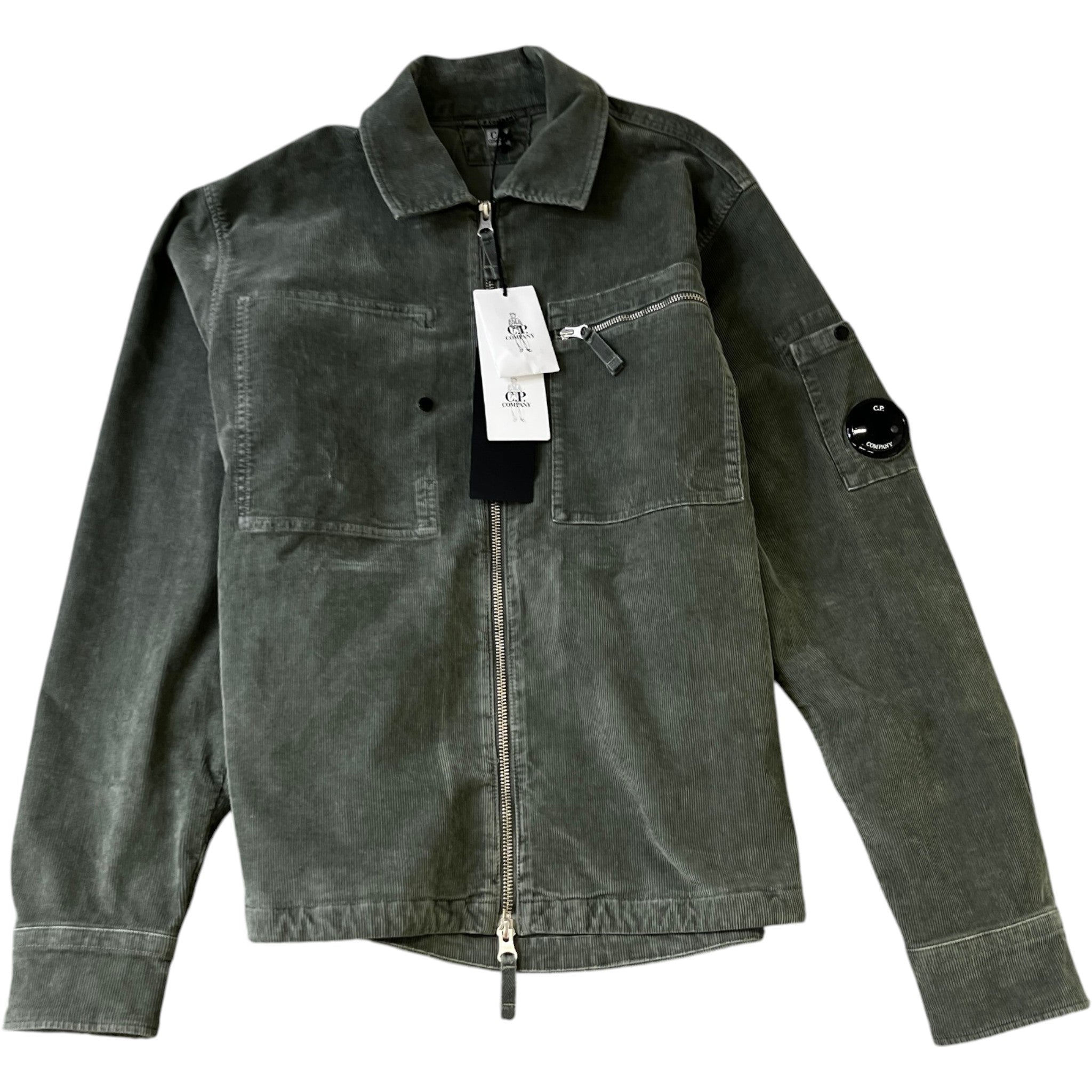 Men's Corduroy OverShirt Green Size XS