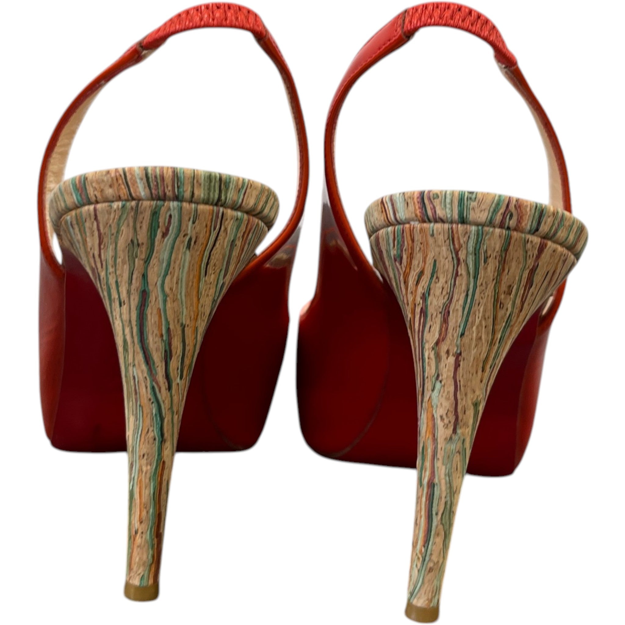Women's So Private Slingback Heels Red Size EU 39.5 / UK 6.5