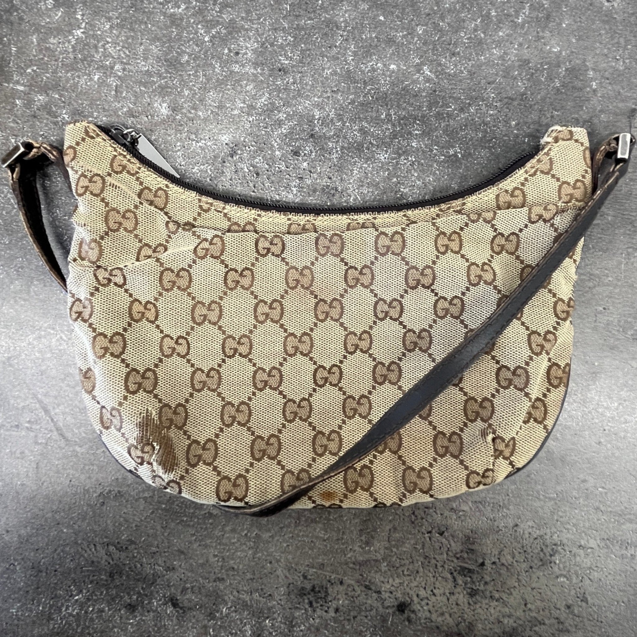 Women's Gg Supreme Sherry Hobo Bag Brown