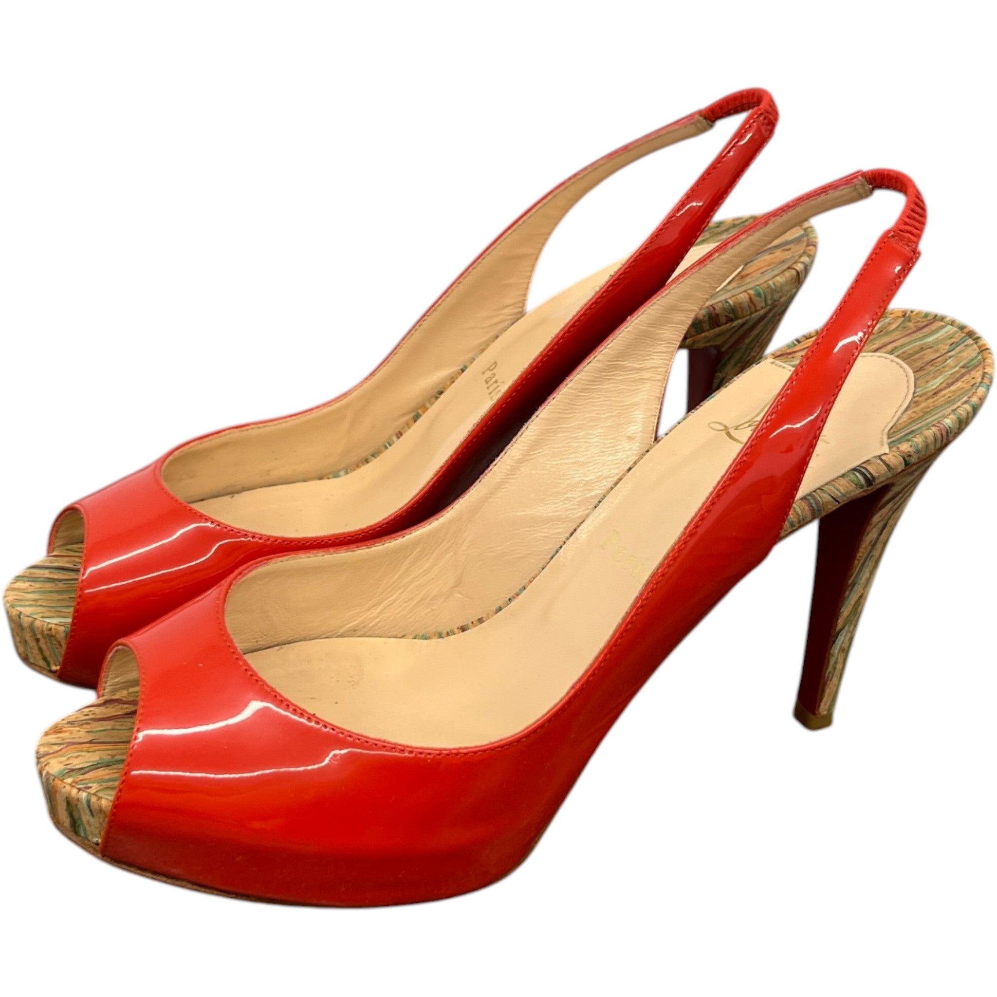 Women's So Private Slingback Heels Red Size EU 39.5 / UK 6.5