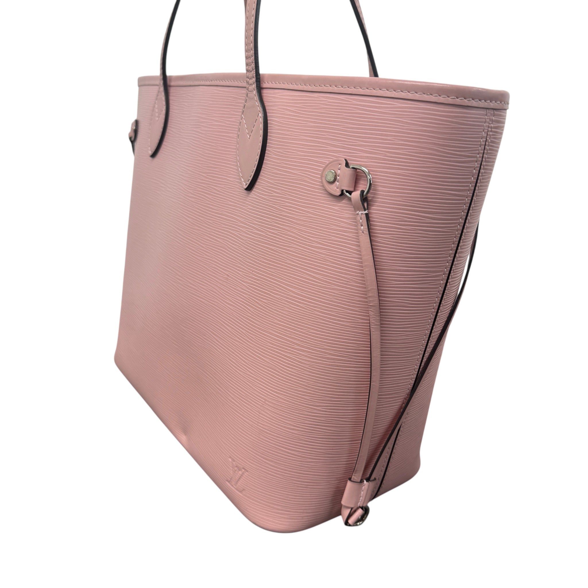 Women's Rose Ballerine Epi Neverfull Mm Bag Pink