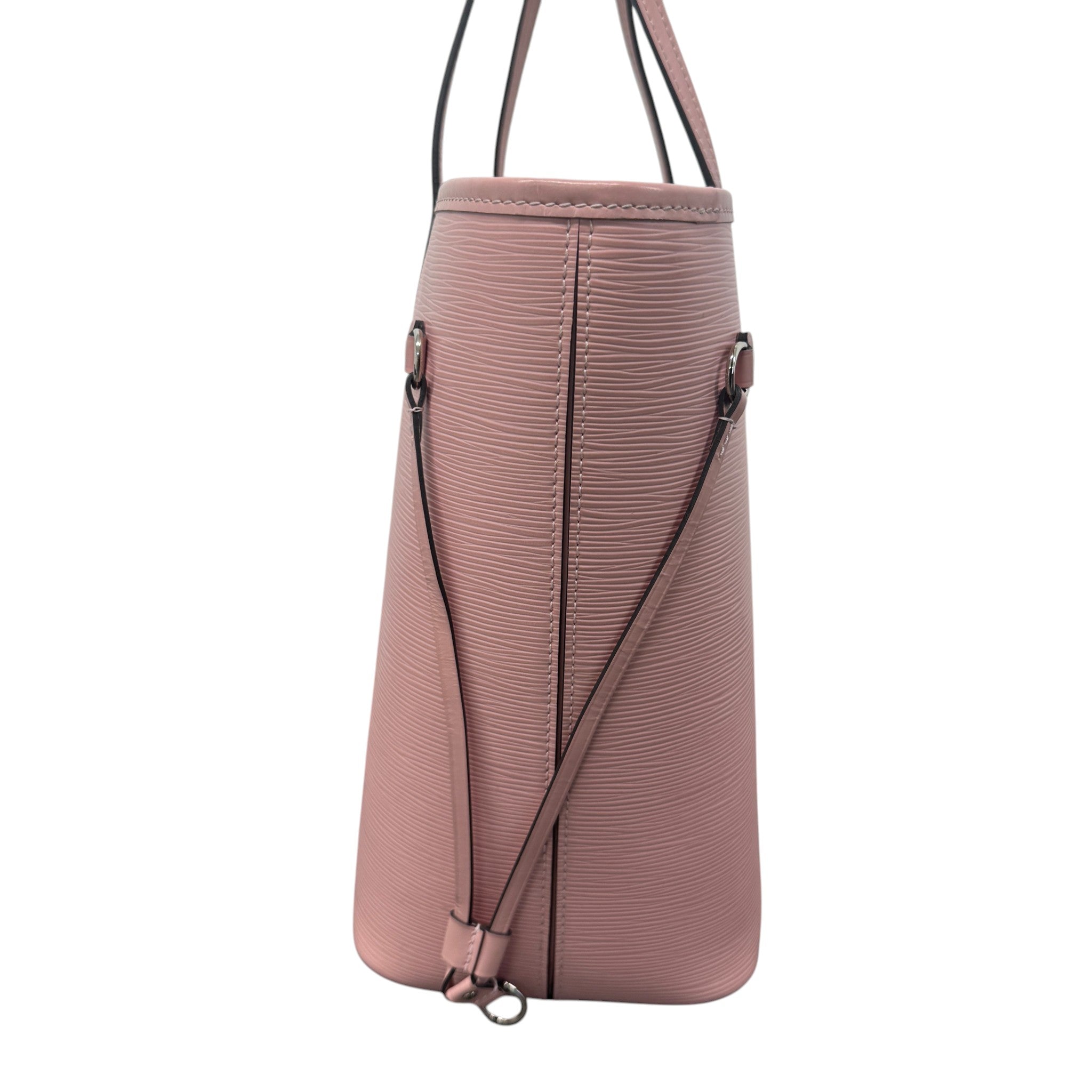 Women's Rose Ballerine Epi Neverfull Mm Bag Pink