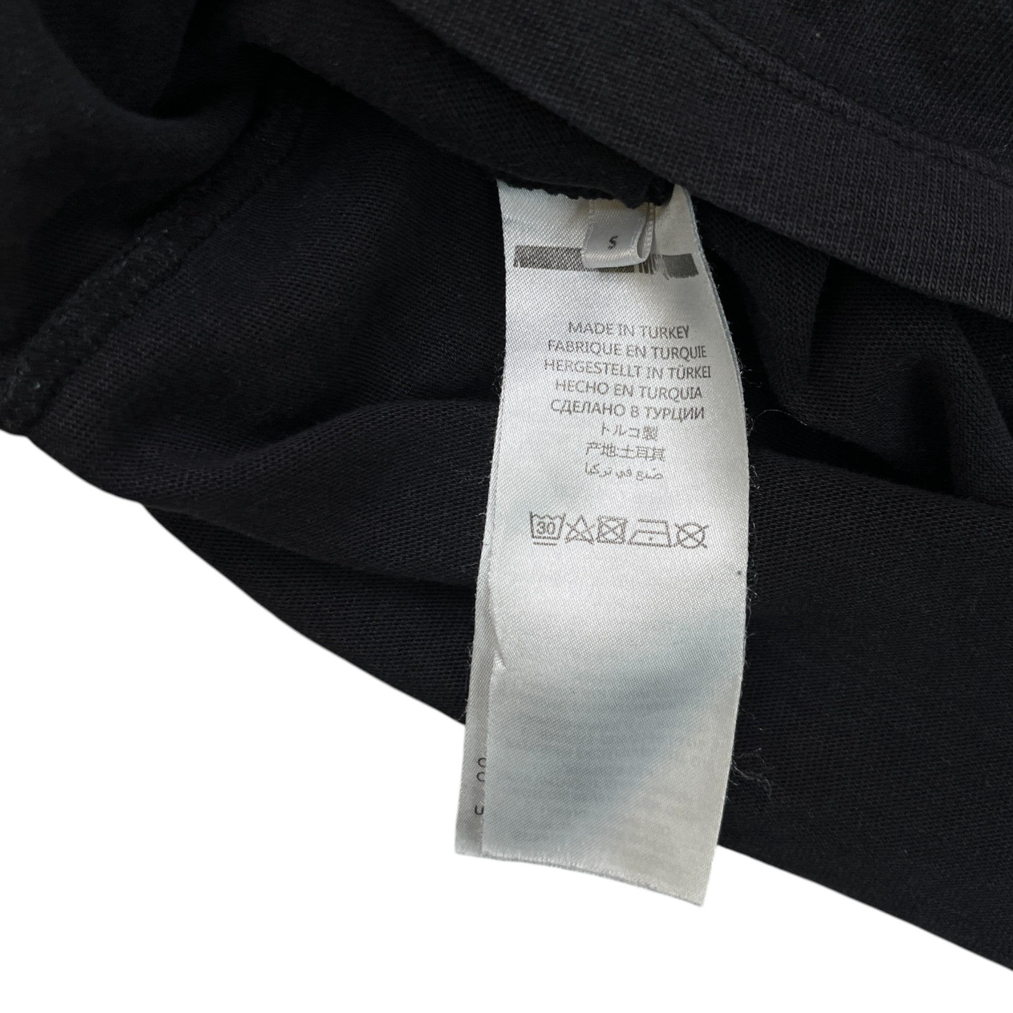 Men's Logo Print T-Shirt Black Size S