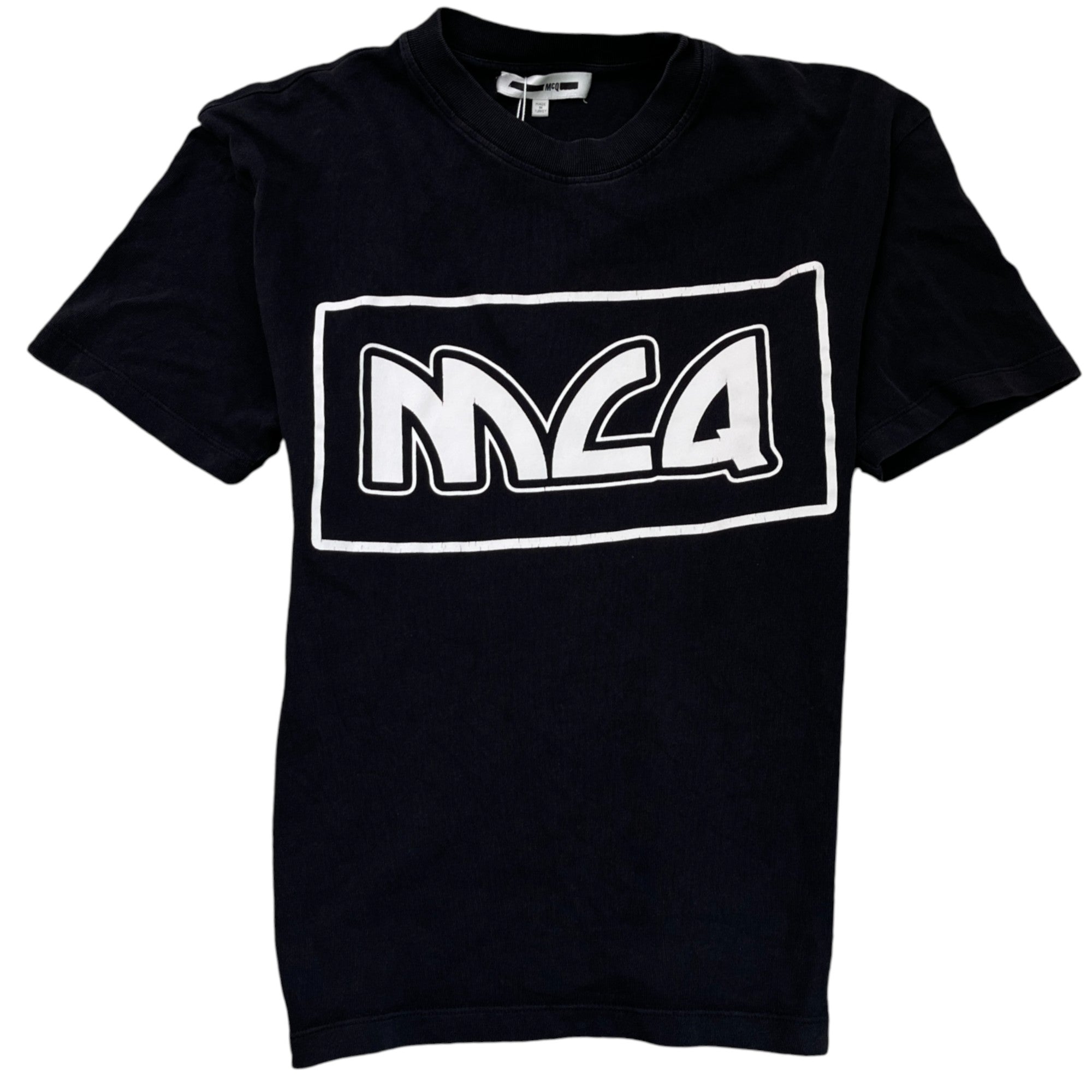 Men's Logo Print T-Shirt Black Size S