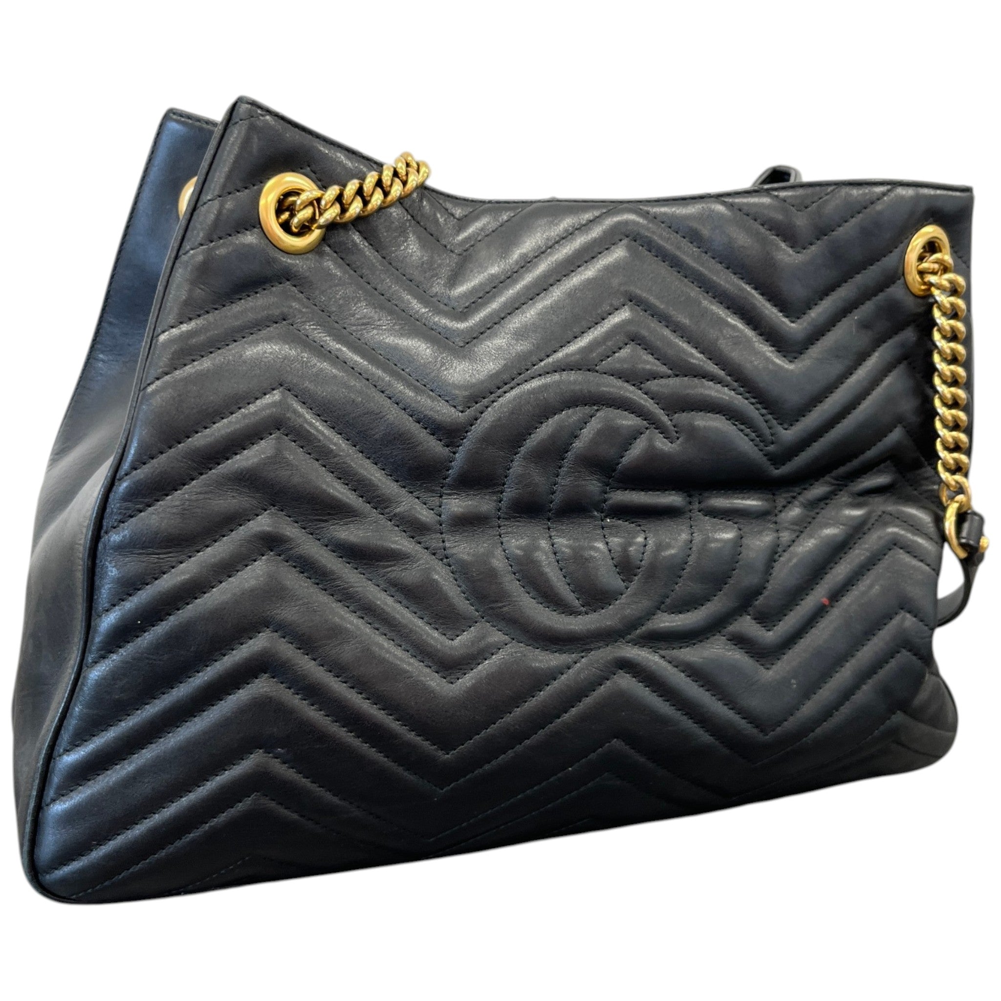 Women's Gg Marmont Tote Bag Black