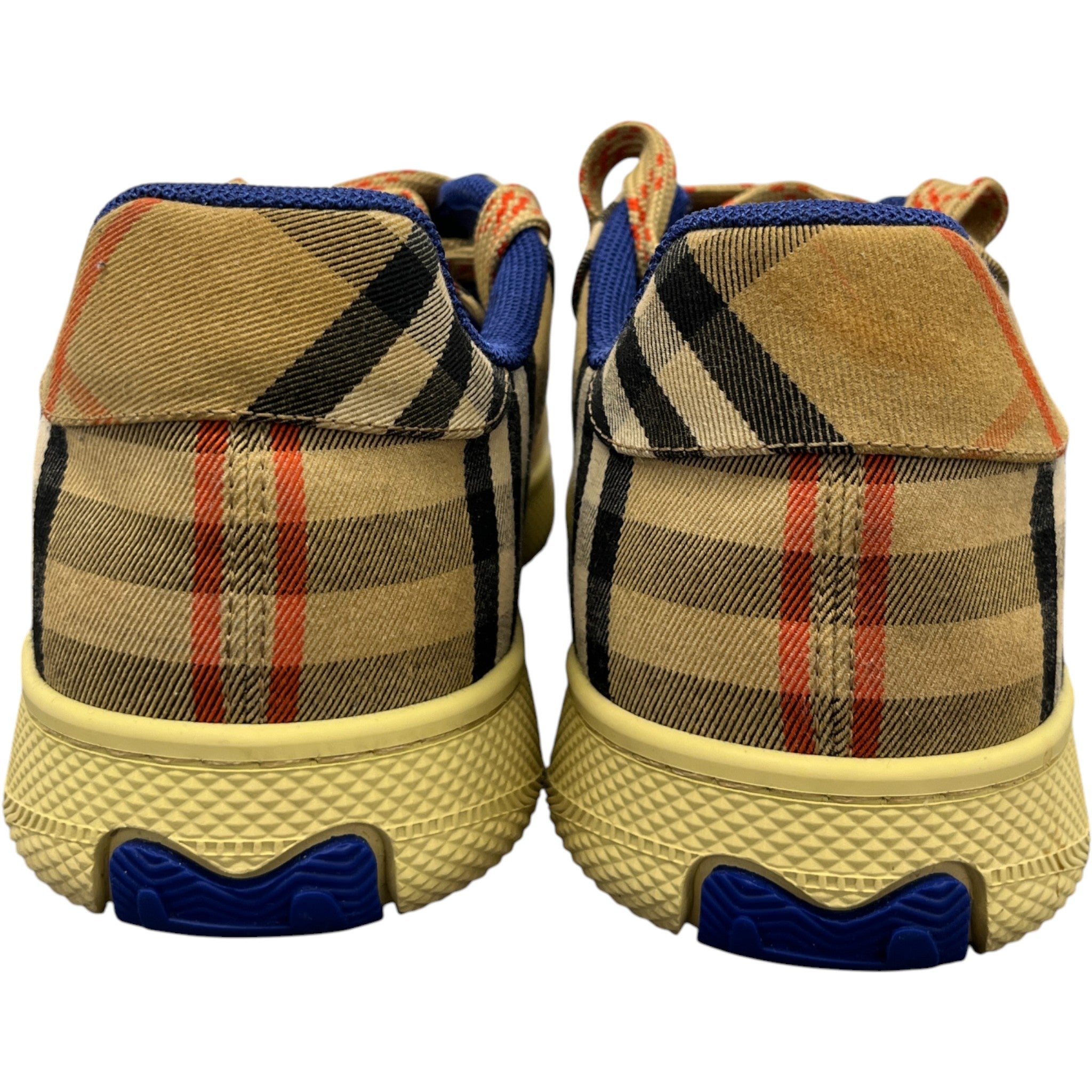 Men's Check Terrace Low Trainers Brown Size EU 43 / UK 9