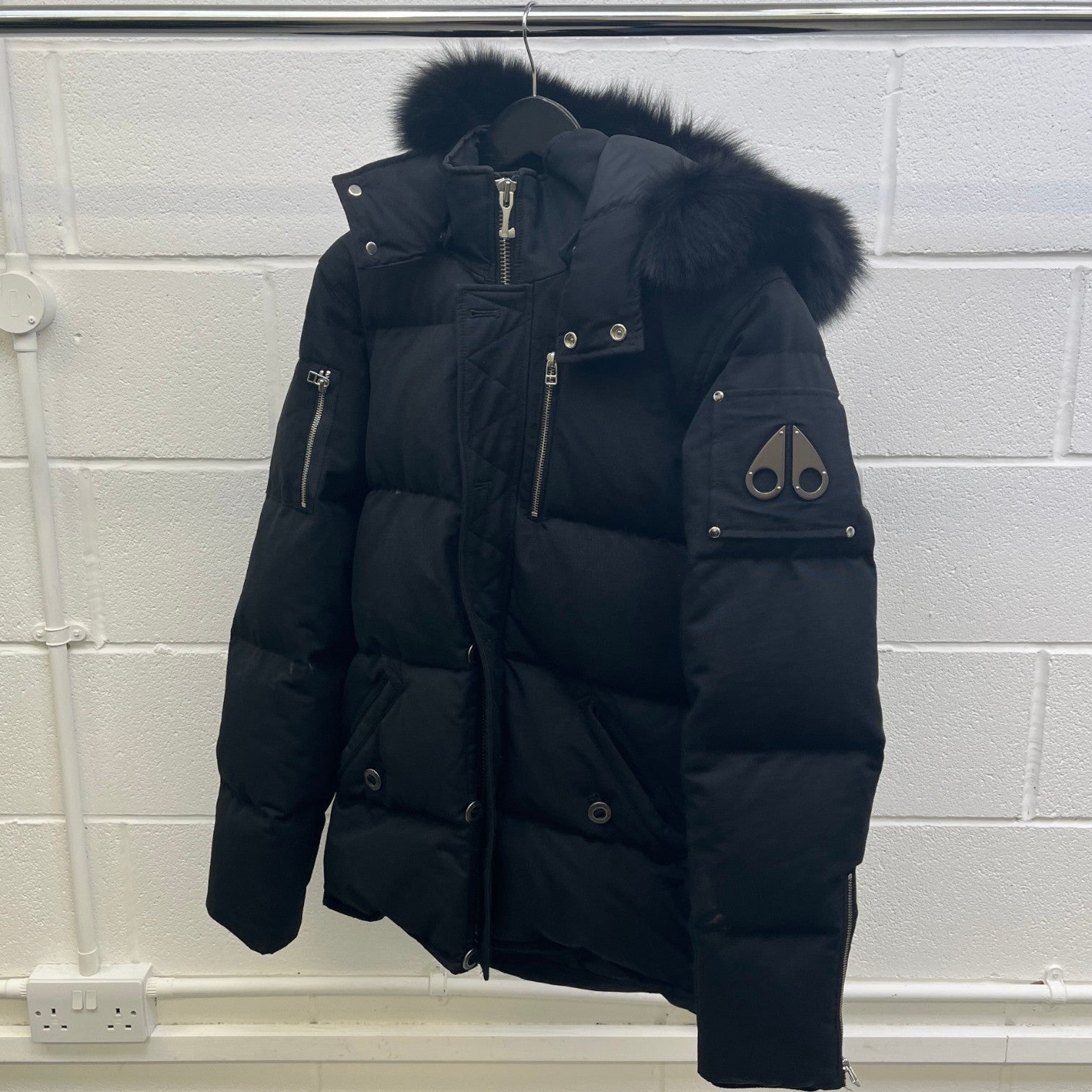 Men's 3Q Down Jacket Black Size M