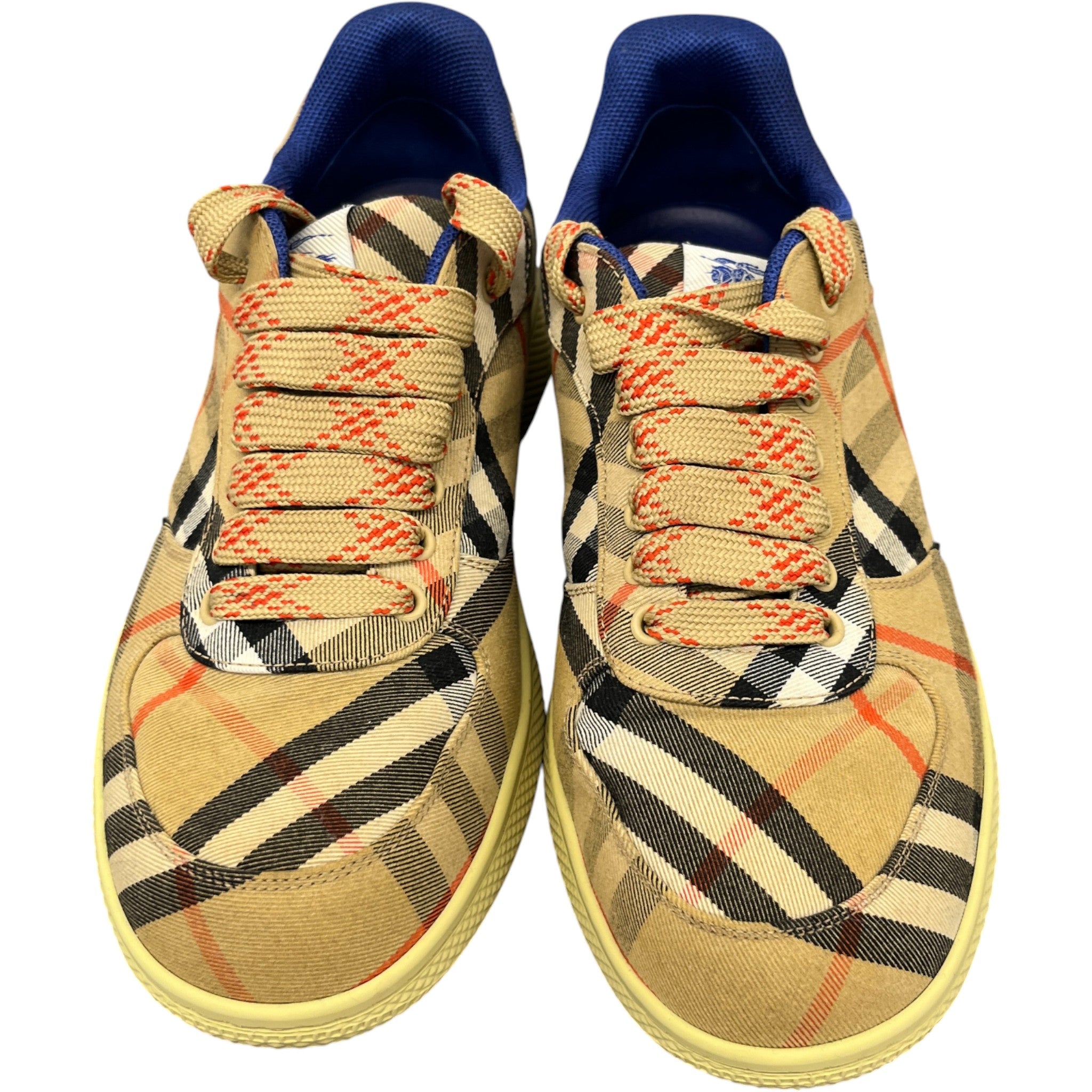 Men's Check Terrace Low Trainers Brown Size EU 43 / UK 9