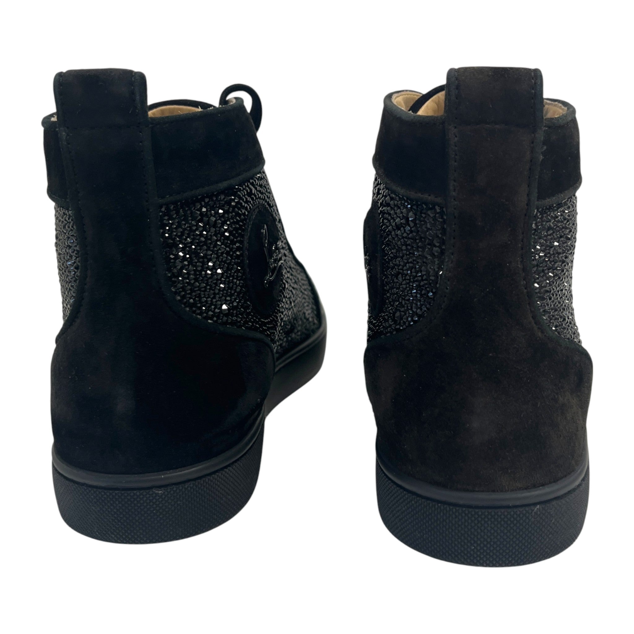 Men's Strass High Trainers Black Size EU 42 / UK 8