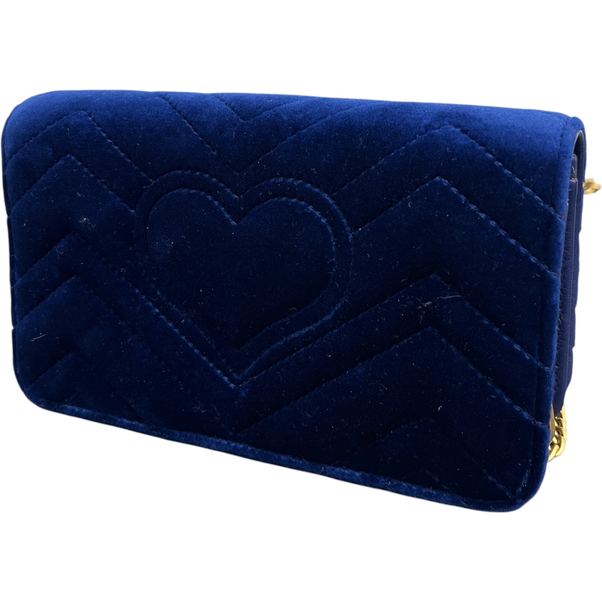 Women's Gg Marmont Super Mini Handbag Blue