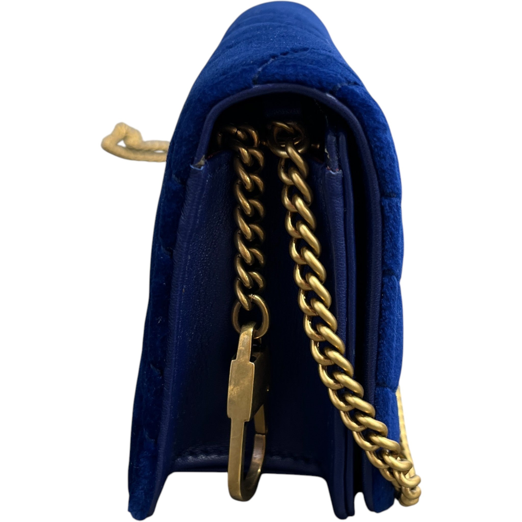 Women's Gg Marmont Super Mini Handbag Blue