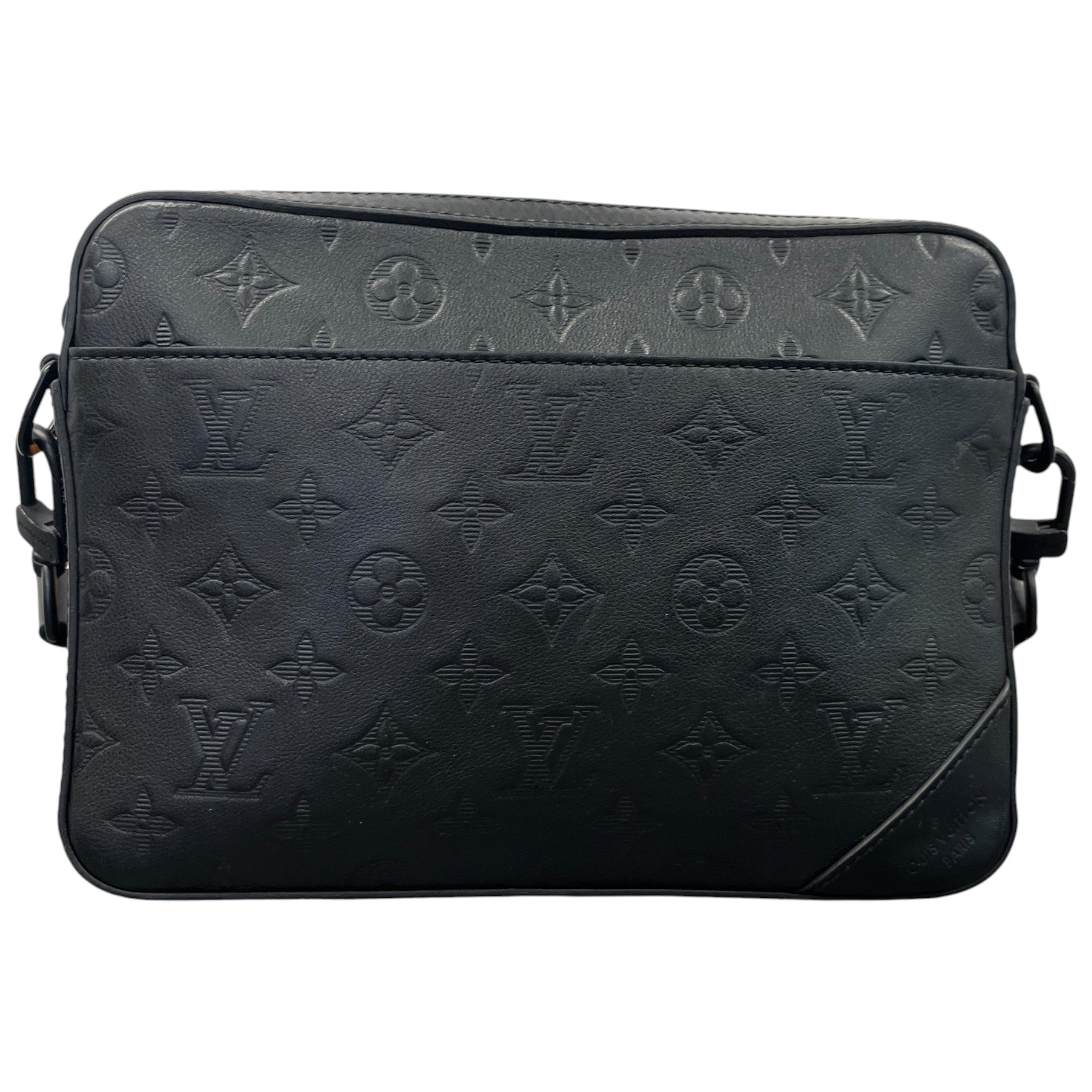 Men's Monogram Duo Messenger Bag Black