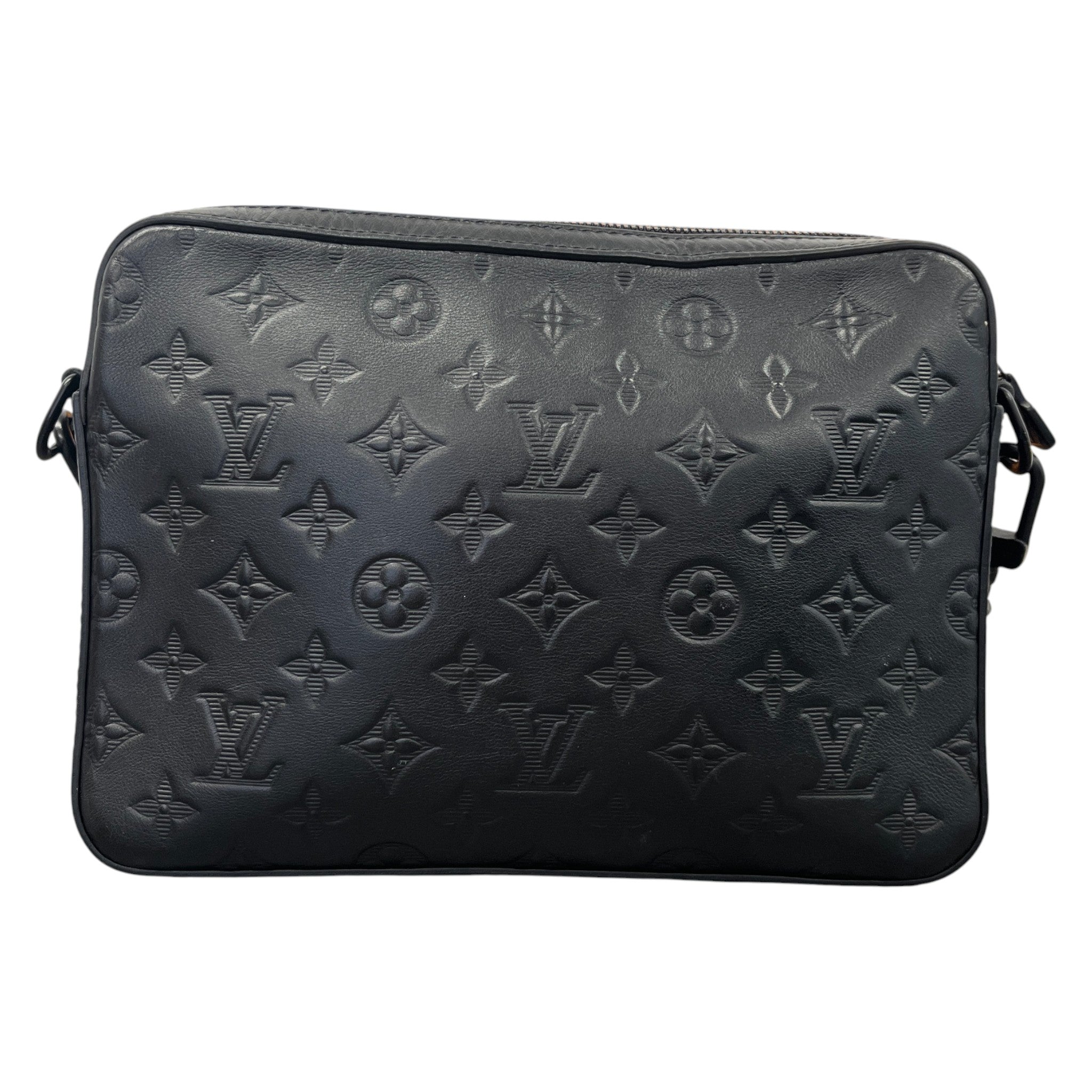 Men's Monogram Duo Messenger Bag Black