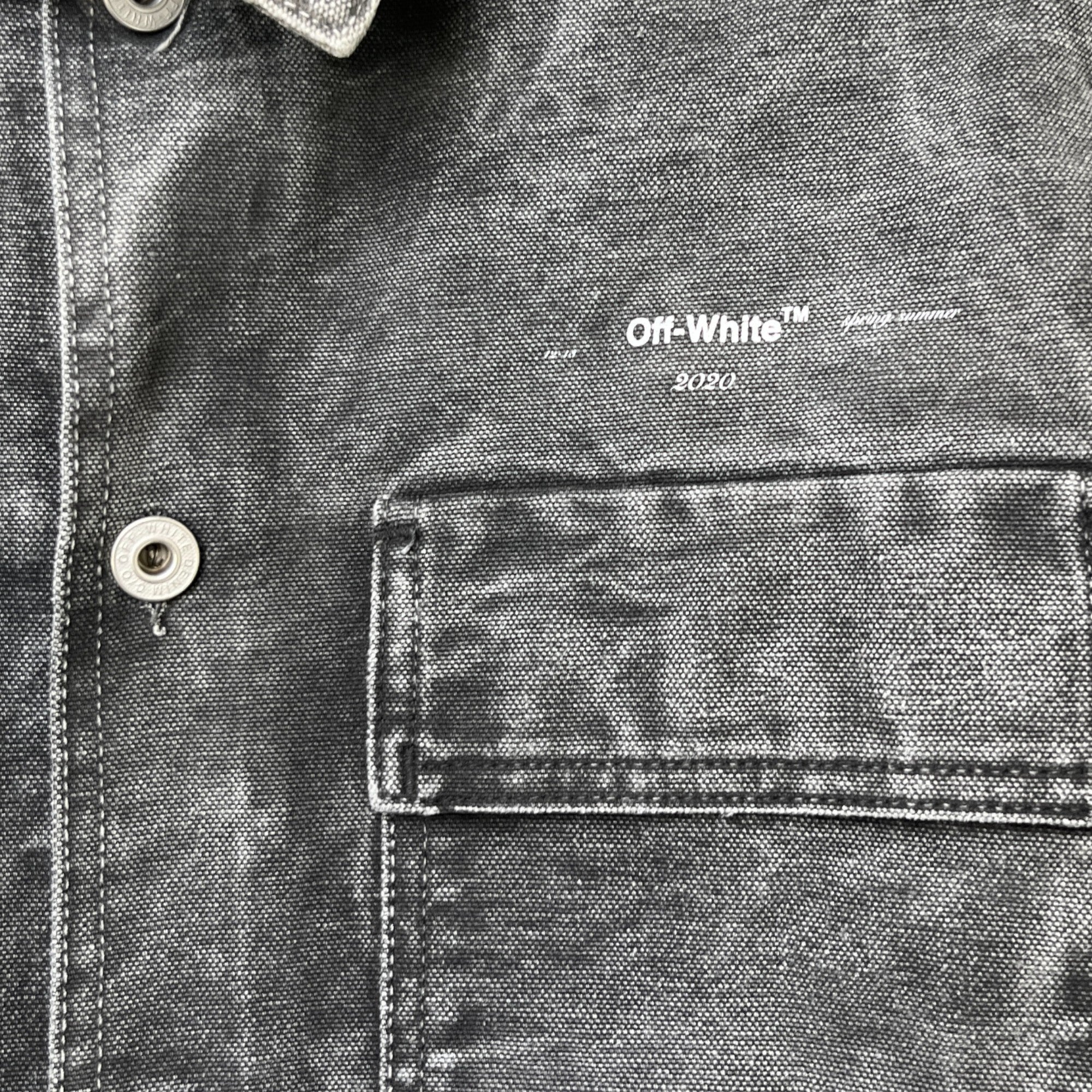 Men's Arrow Logo Jacket Grey Size S