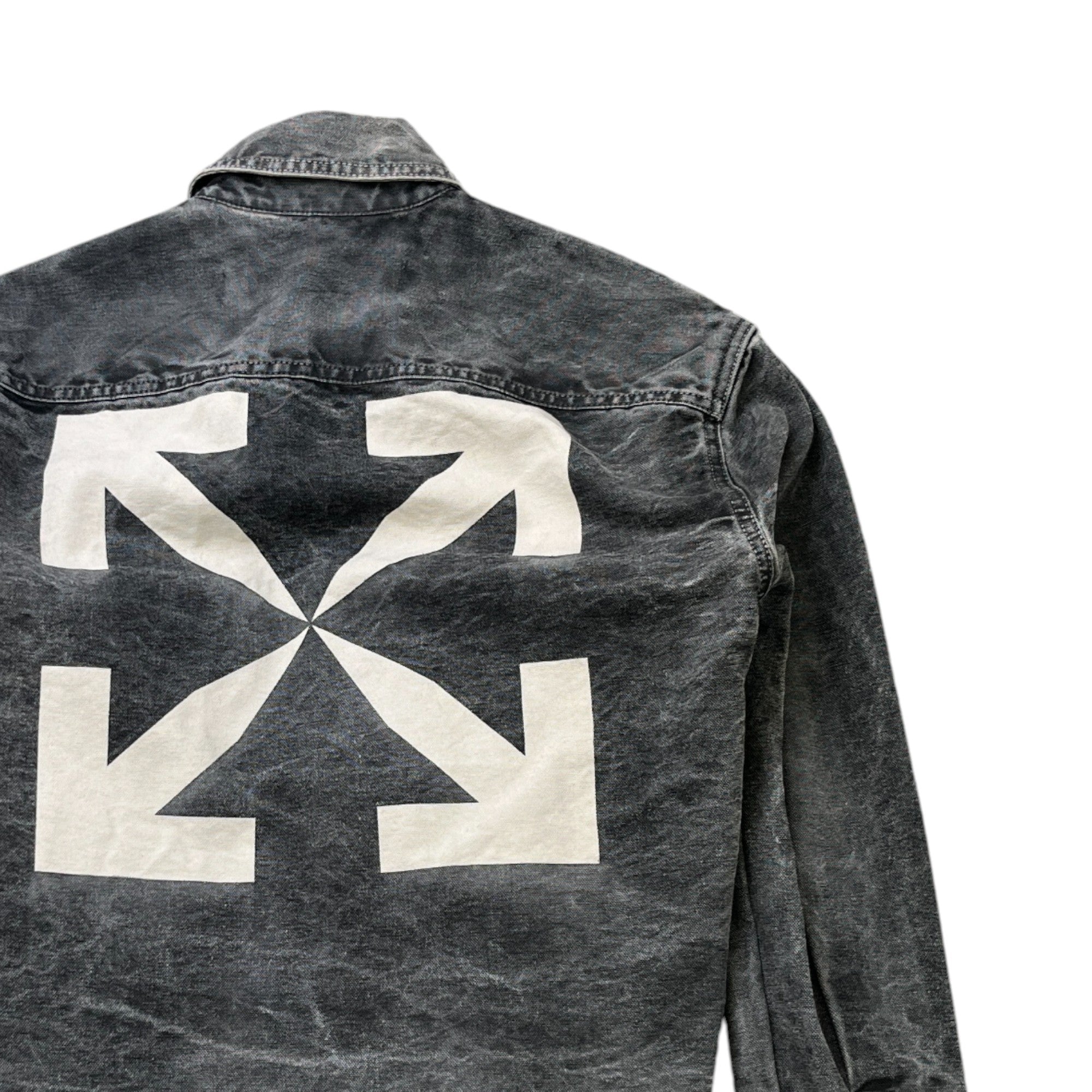 Men's Arrow Logo Jacket Grey Size S