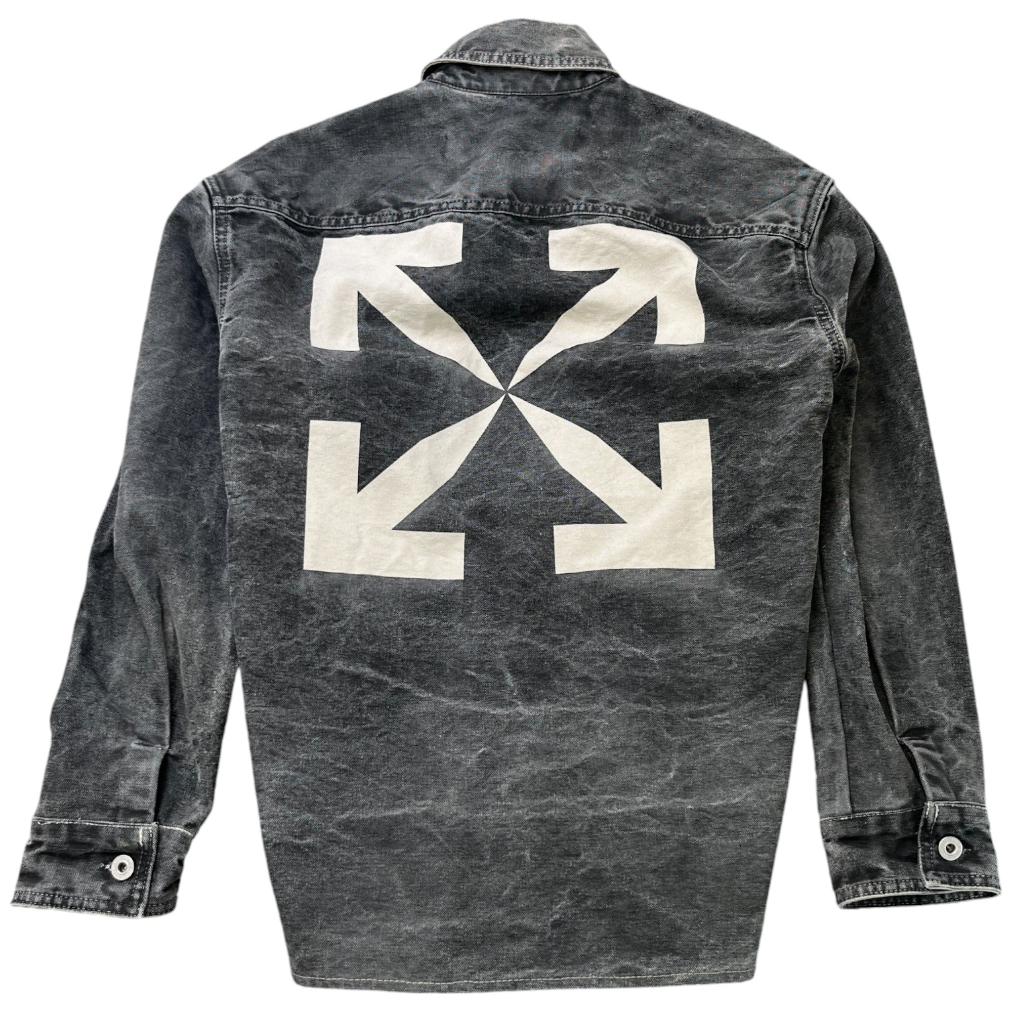 Men's Arrow Logo Jacket Grey Size S