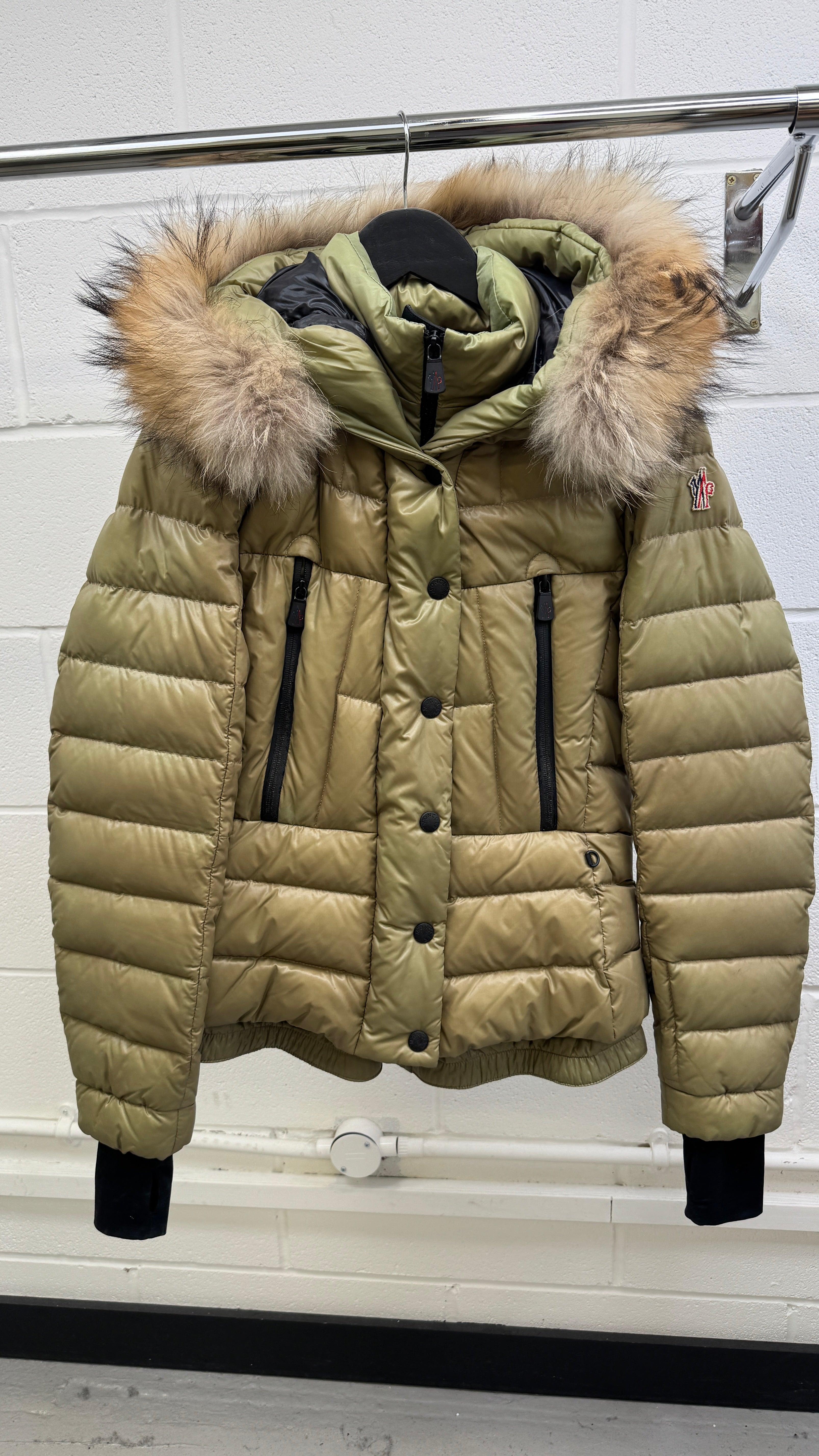 Women's Bever Down Jacket Gold Size 3 / UK 14