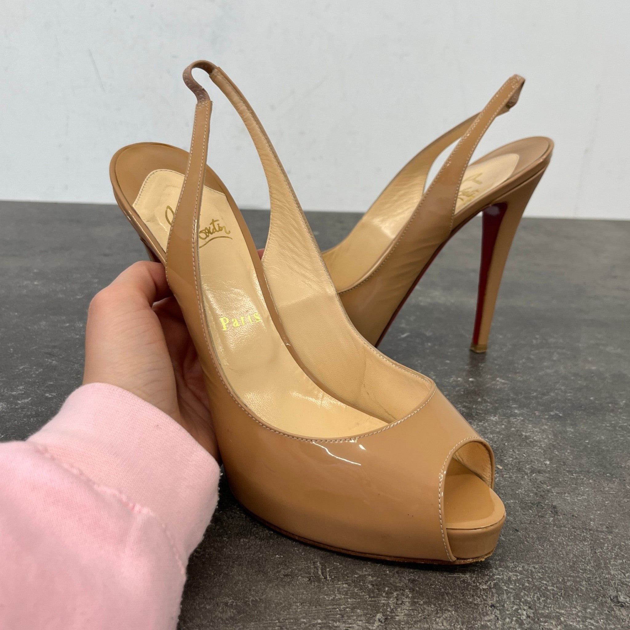 Women's Private Number Heels Beige Size EU 40 / UK 7