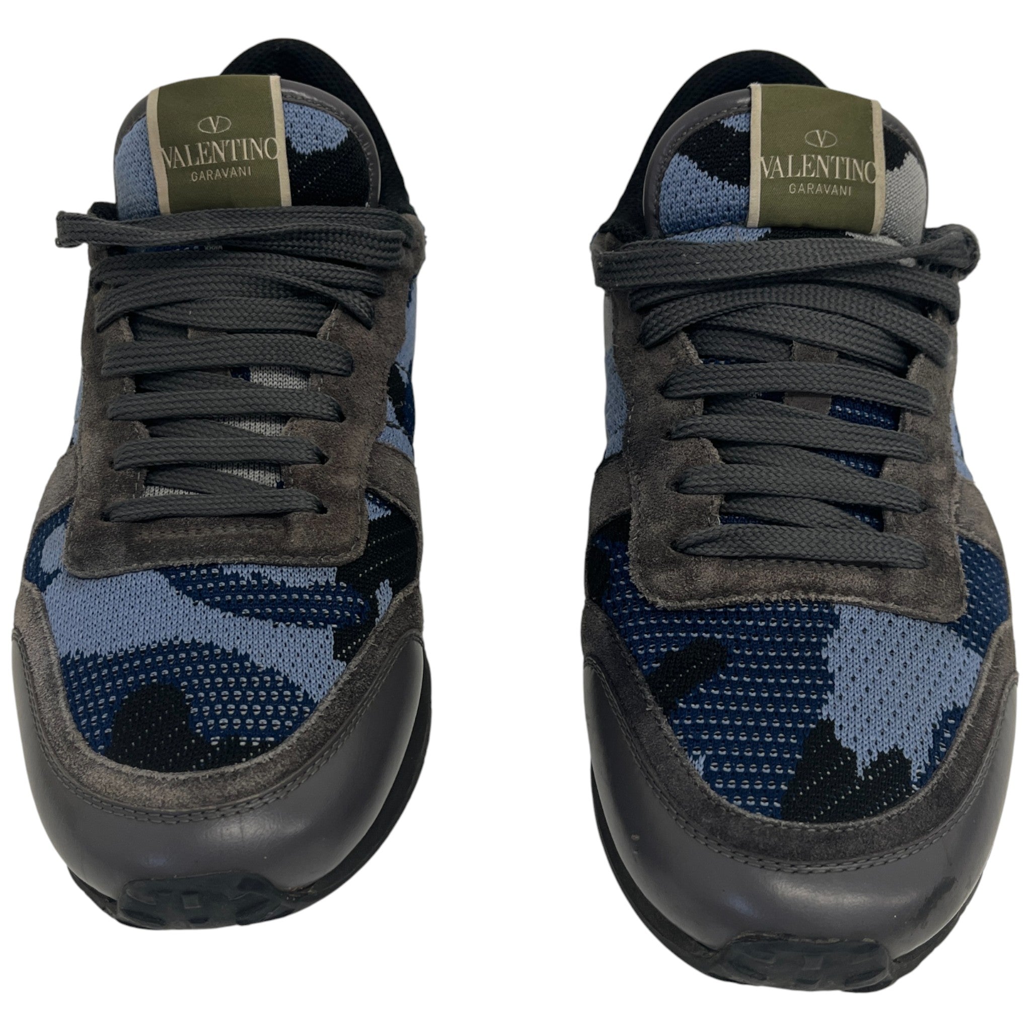 Men's Rockrunner Camouflage Low Trainers Blue Size EU 42 / UK 8