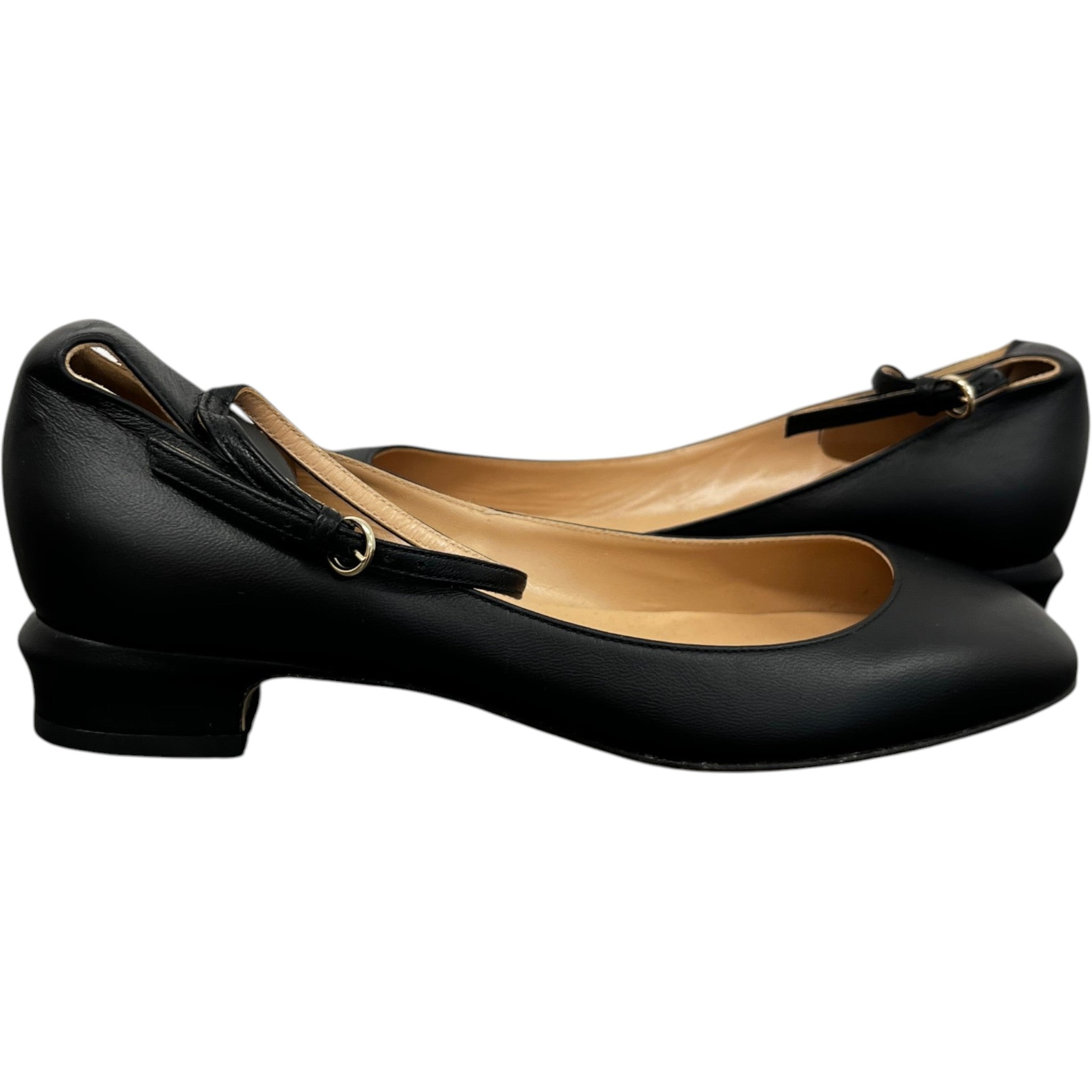 Women's Tango Leather Ballet Flats Heels Black Size EU 37.5 / UK 4.5