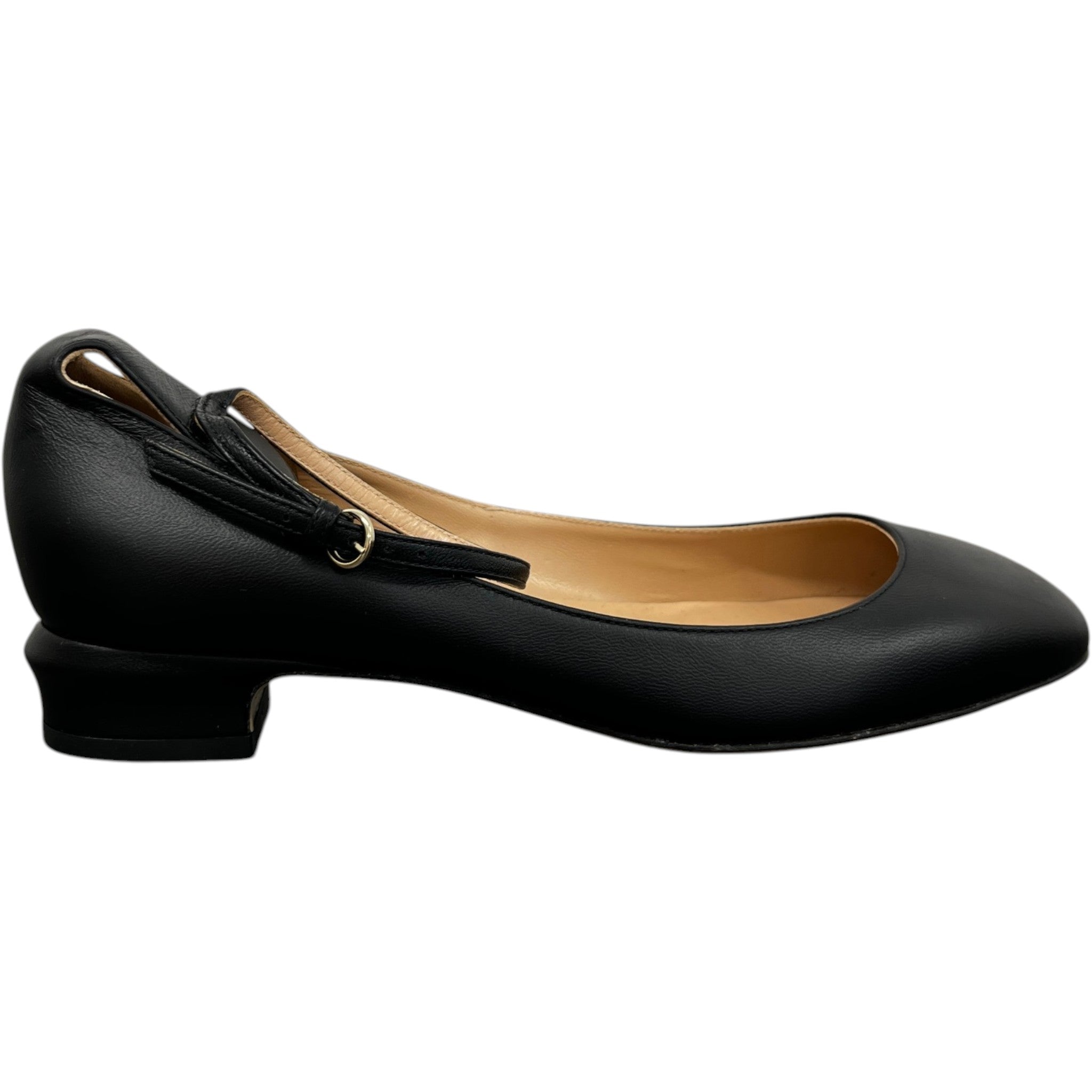 Women's Tango Leather Ballet Flats Heels Black Size EU 37.5 / UK 4.5