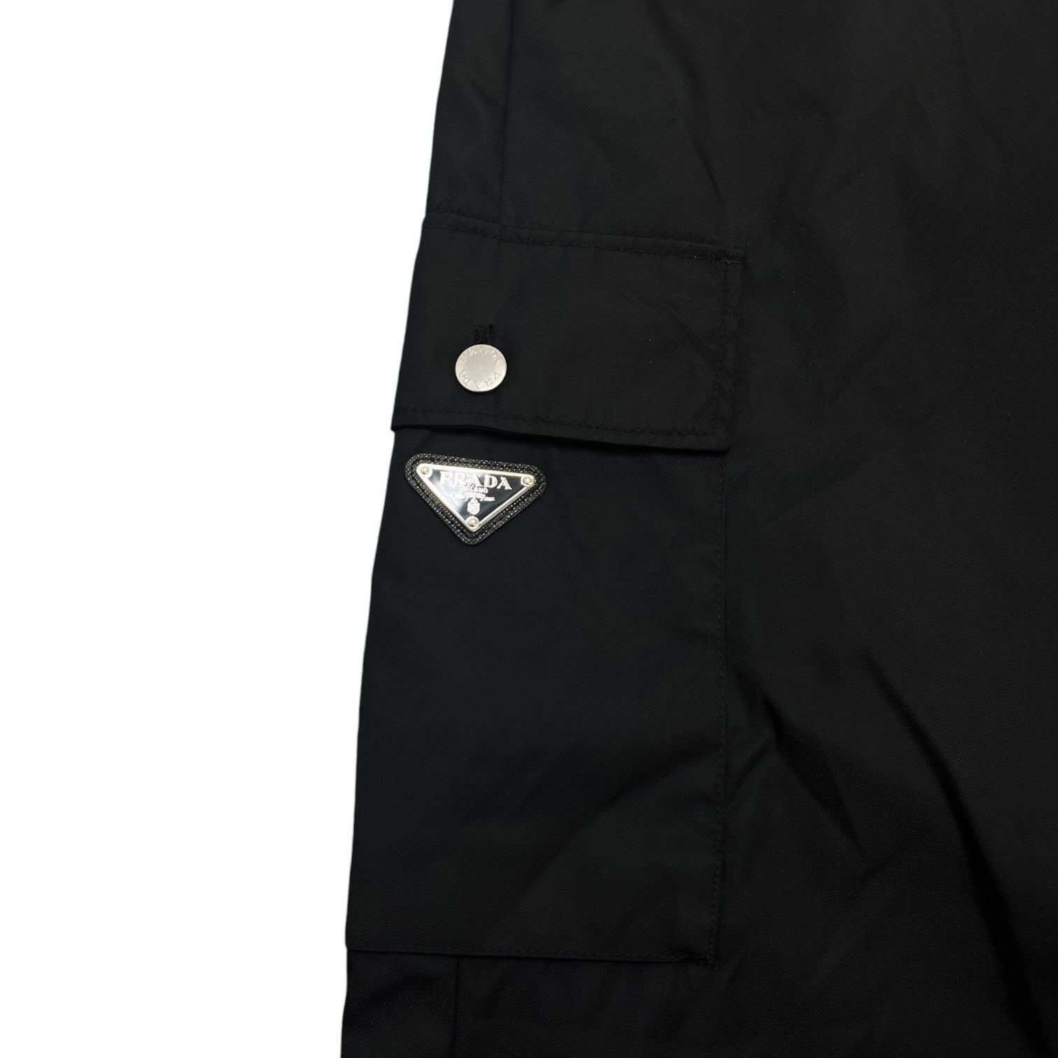Men's Plaque Logo Trousers Black Size IT 50 / UK 34