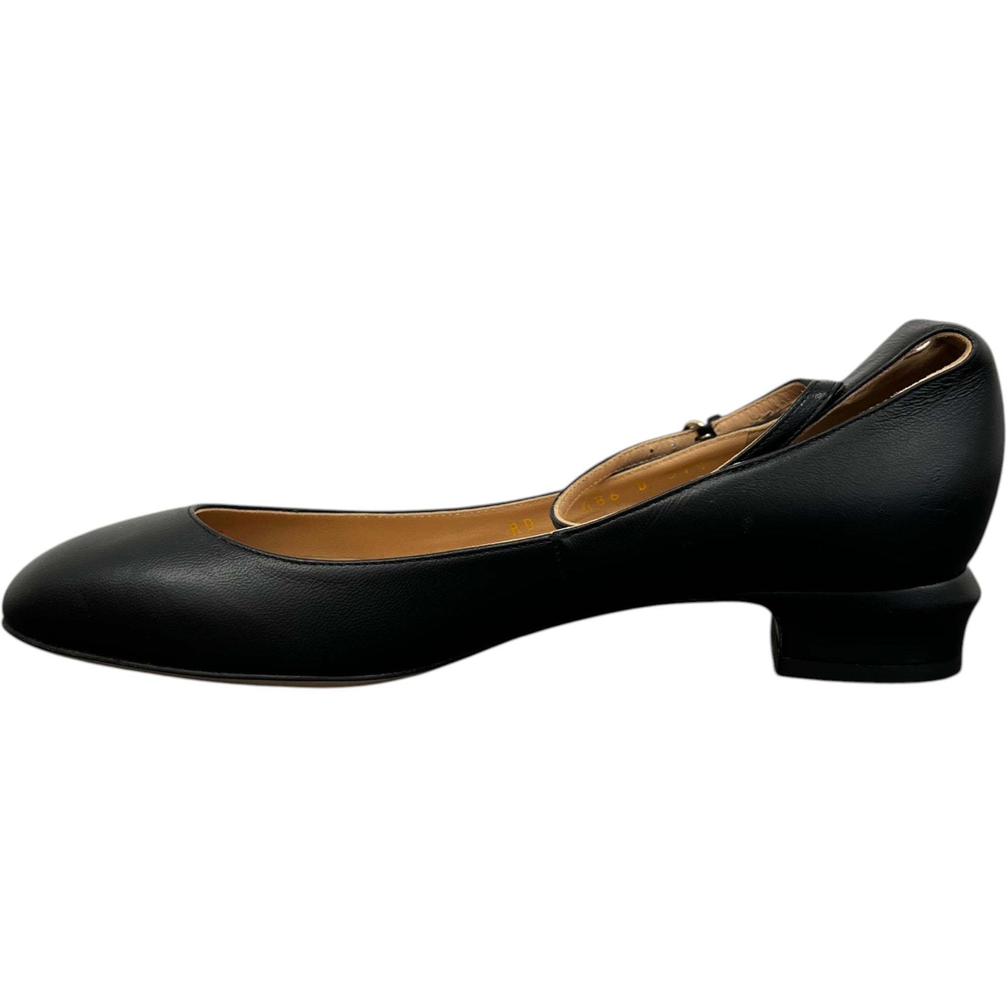 Women's Tango Leather Ballet Flats Heels Black Size EU 37.5 / UK 4.5