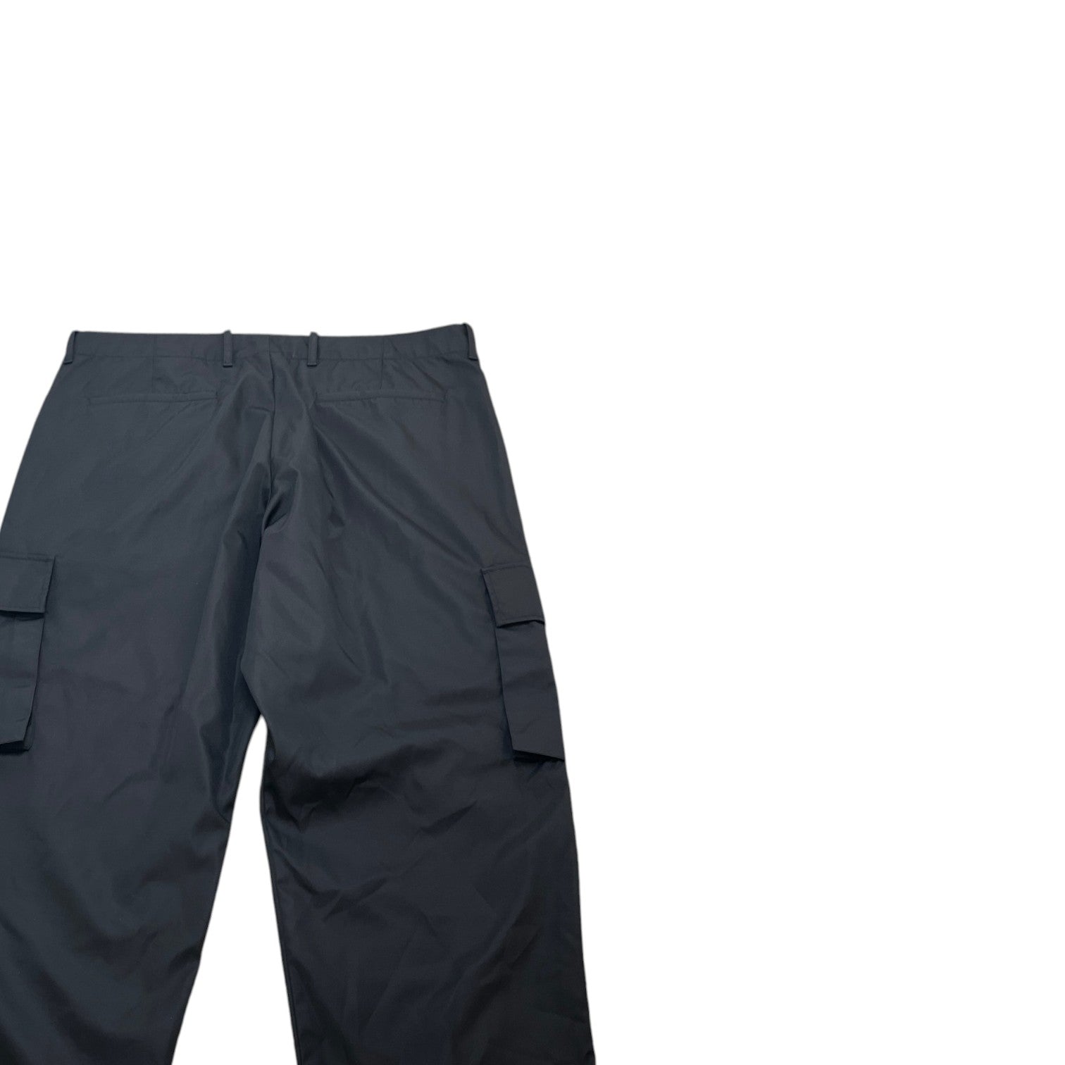 Men's Plaque Logo Trousers Black Size IT 50 / UK 34