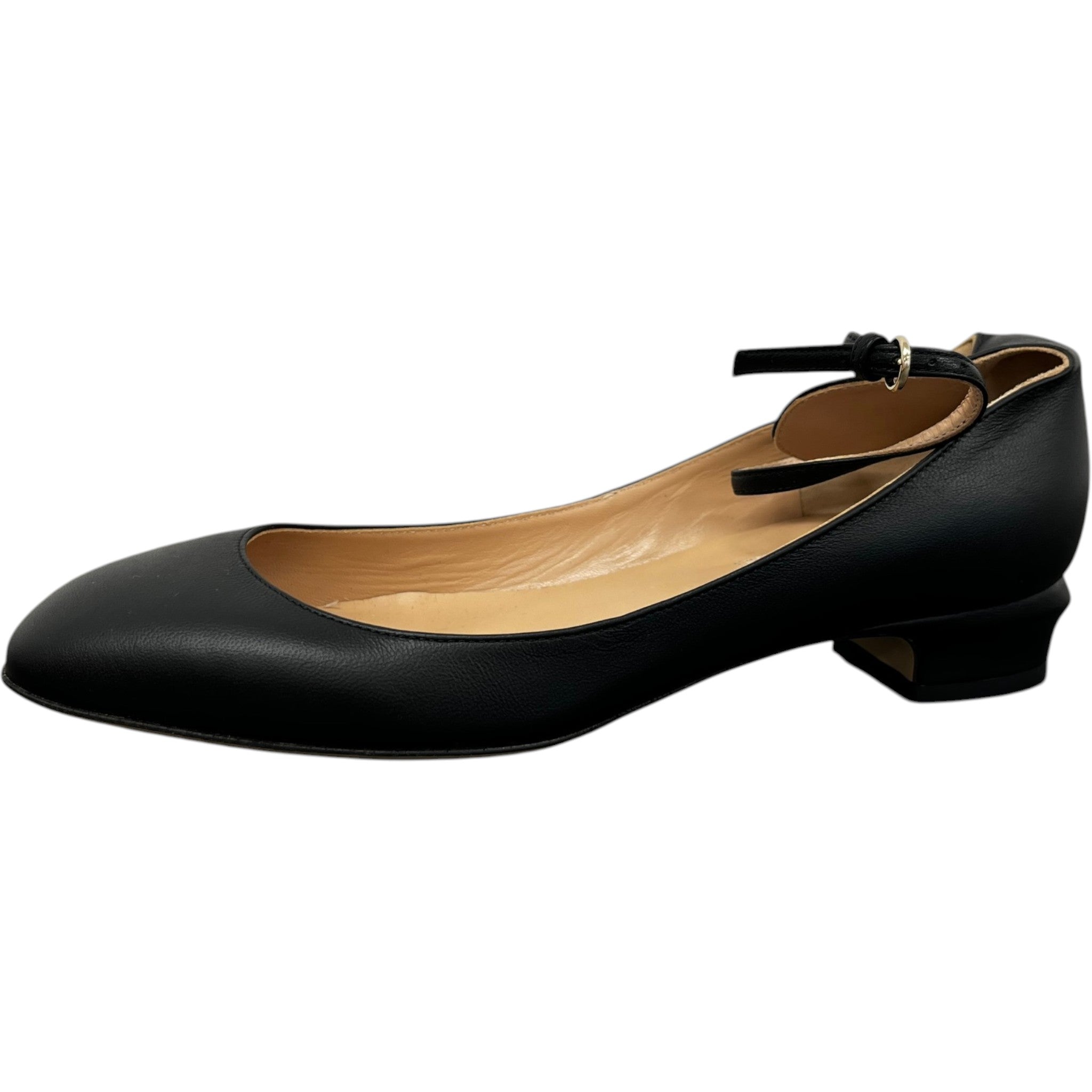 Women's Tango Leather Ballet Flats Heels Black Size EU 37.5 / UK 4.5