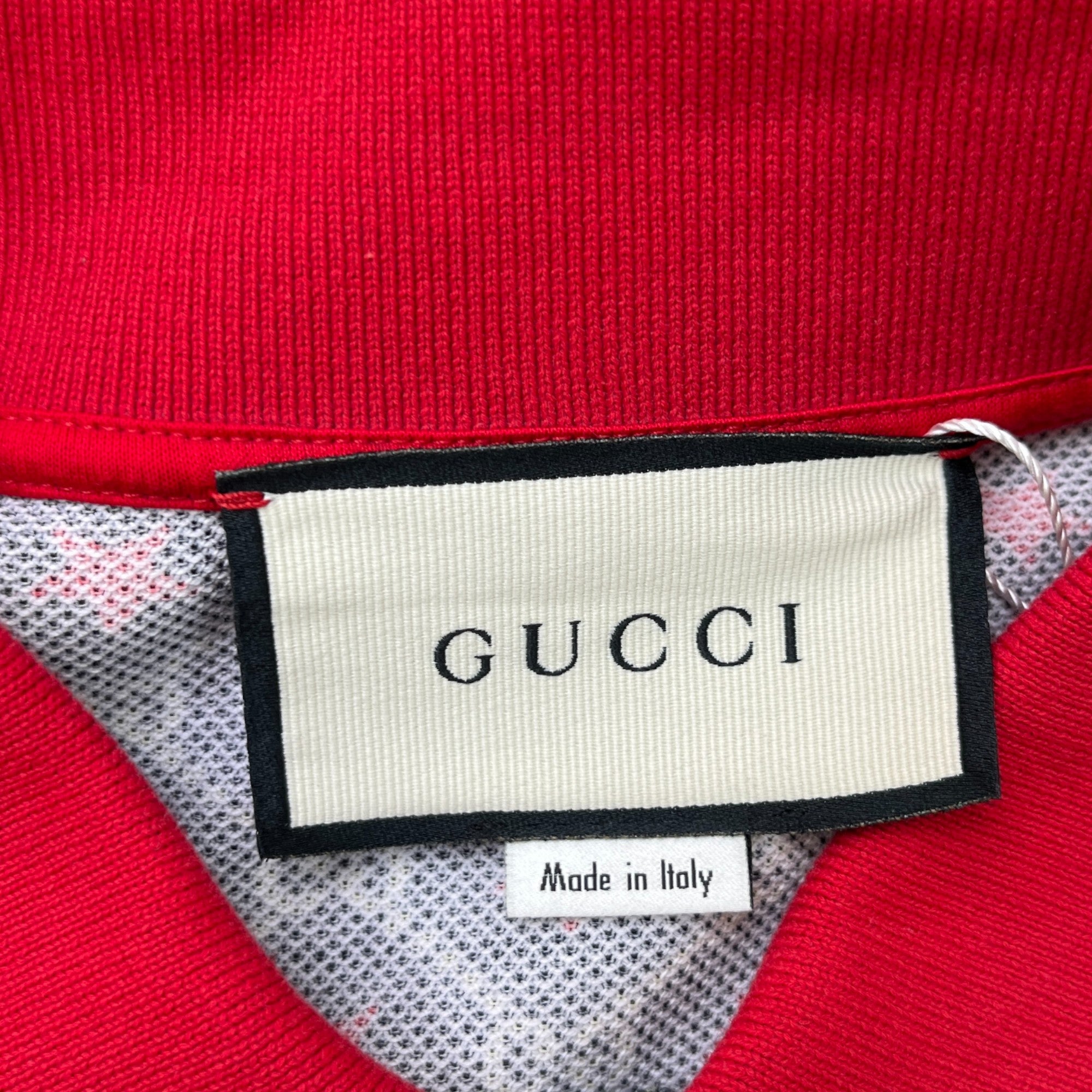 Men's Gg Star Print Polo Shirt Black Size M