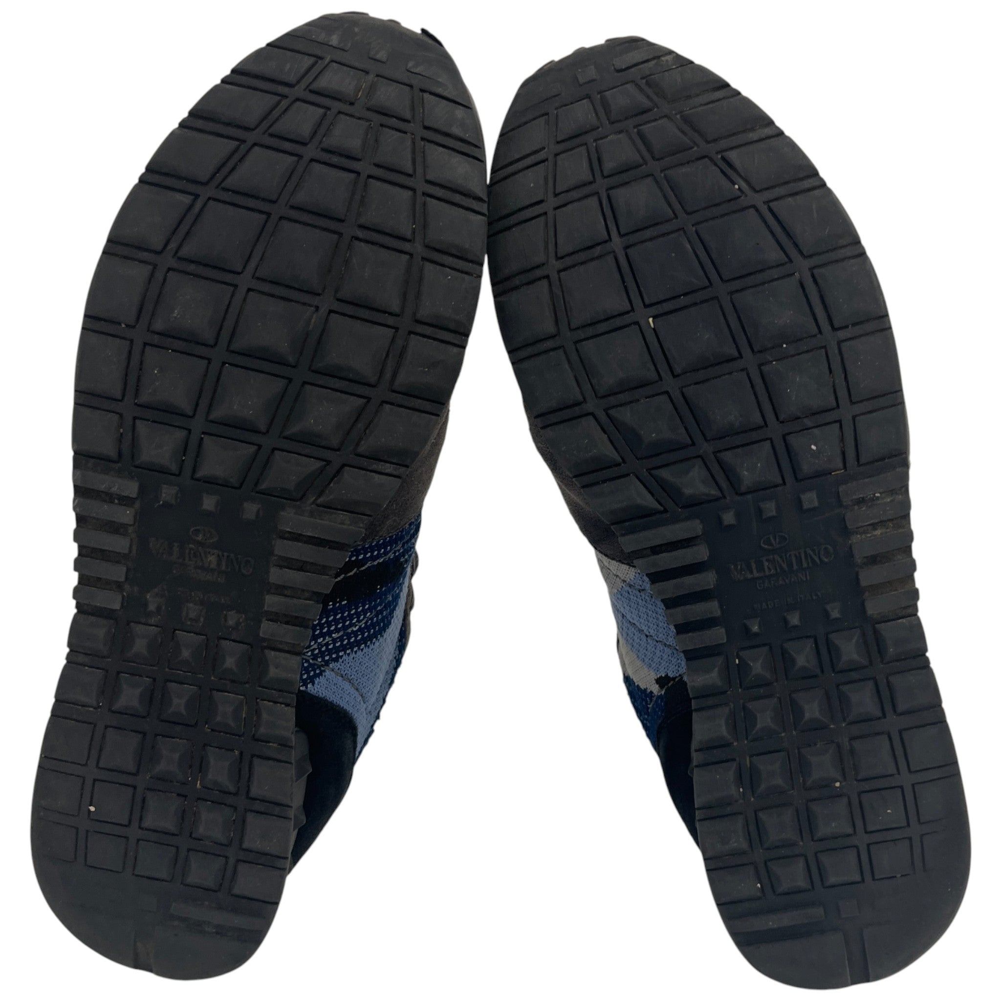 Men's Rockrunner Camouflage Low Trainers Blue Size EU 42 / UK 8