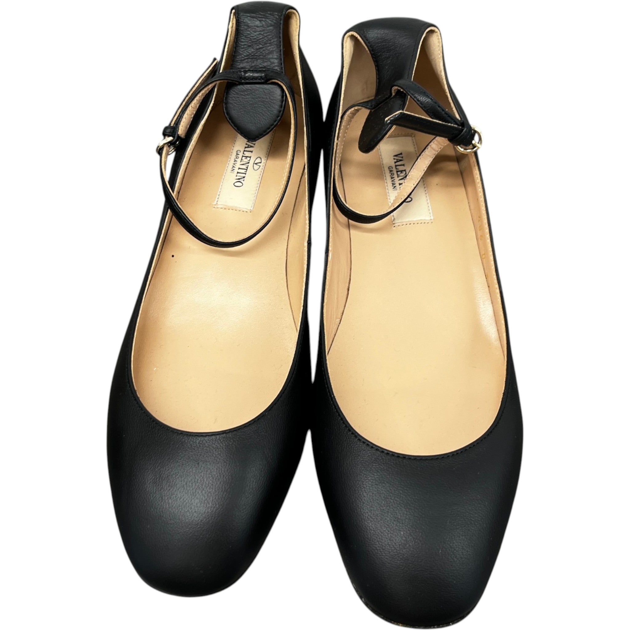 Women's Tango Leather Ballet Flats Heels Black Size EU 37.5 / UK 4.5