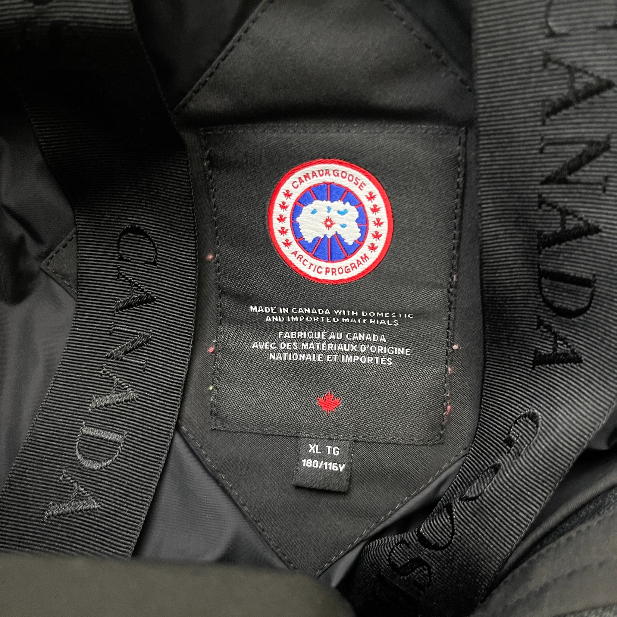 Men's Carson Parka Down Jacket Black Size XL